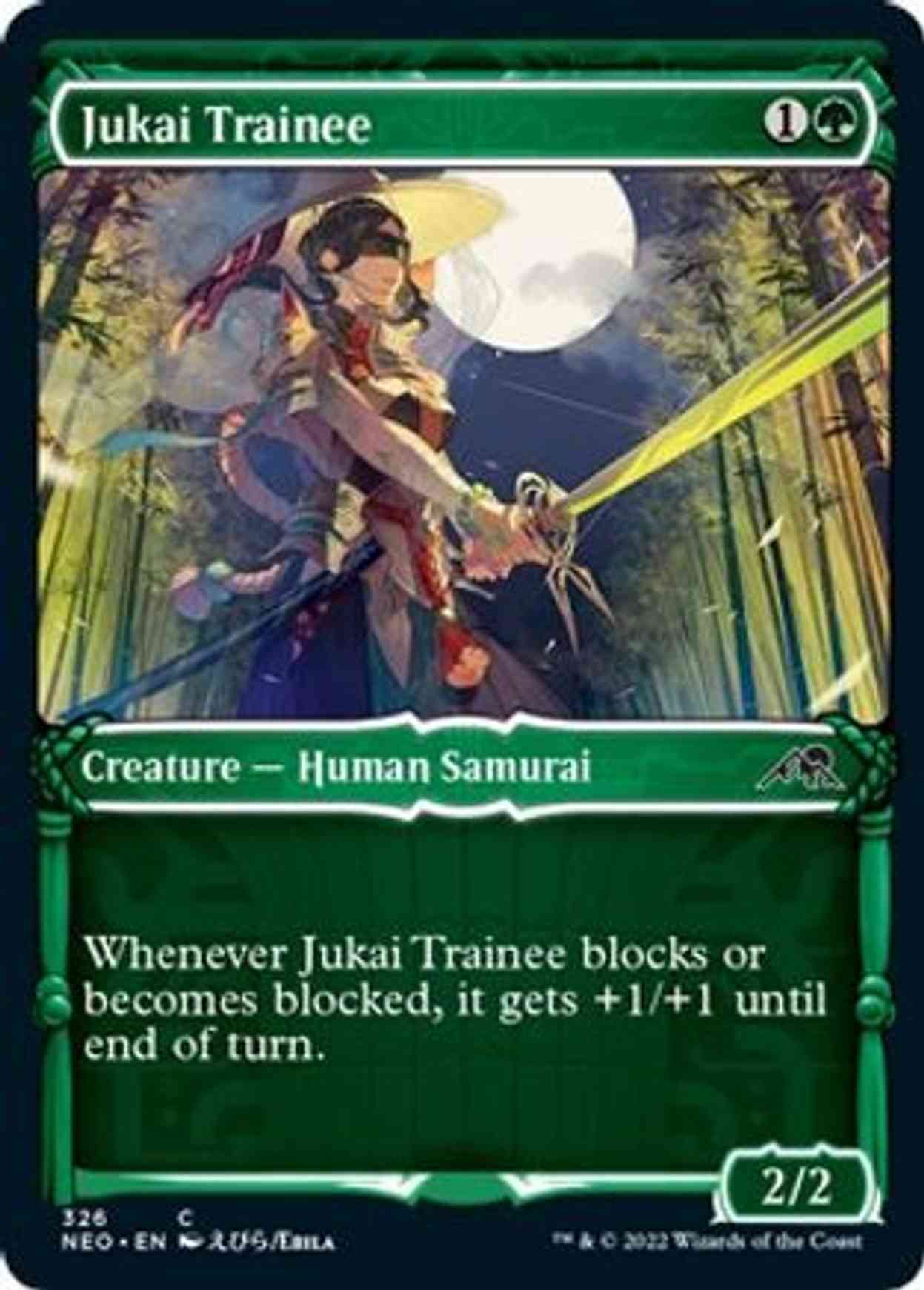 Jukai Trainee (Showcase) magic card front