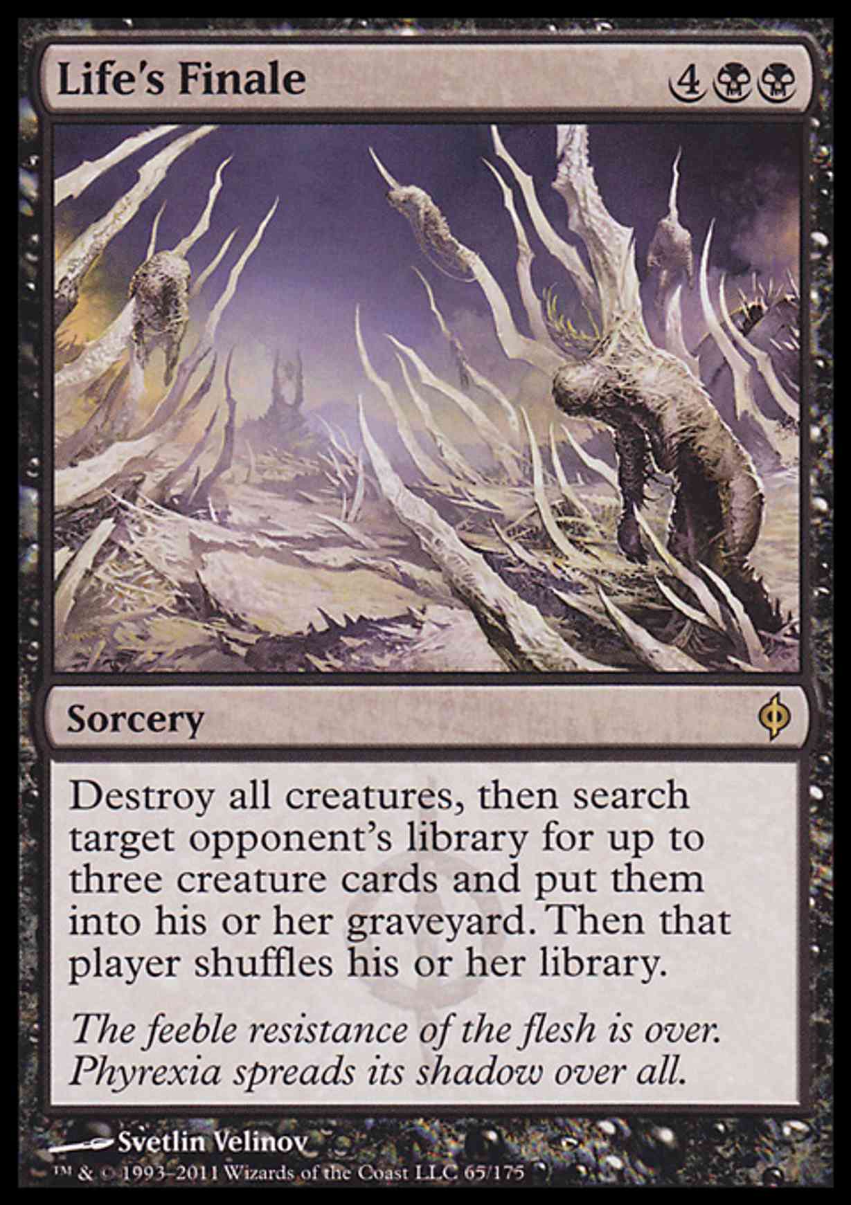 Life's Finale magic card front
