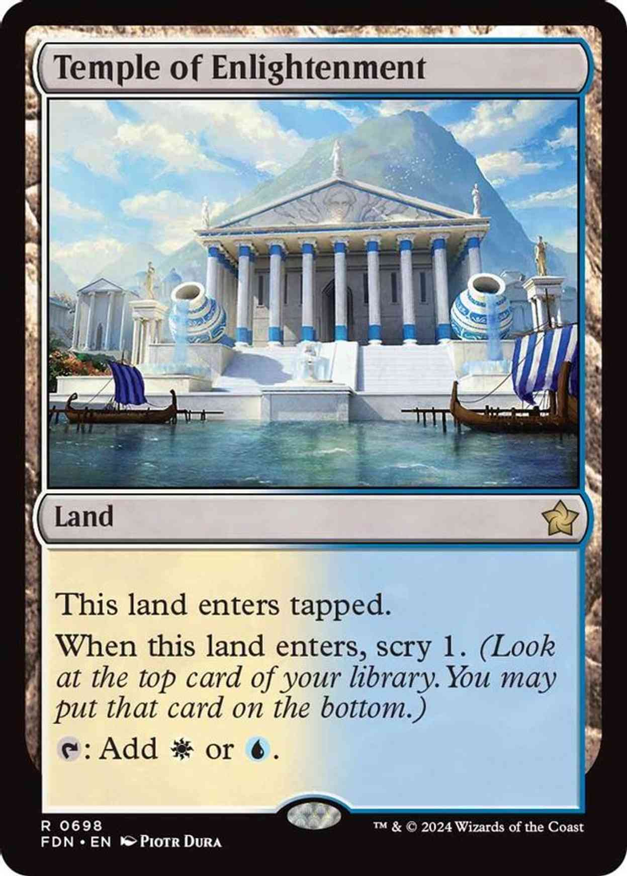 Temple of Enlightenment magic card front