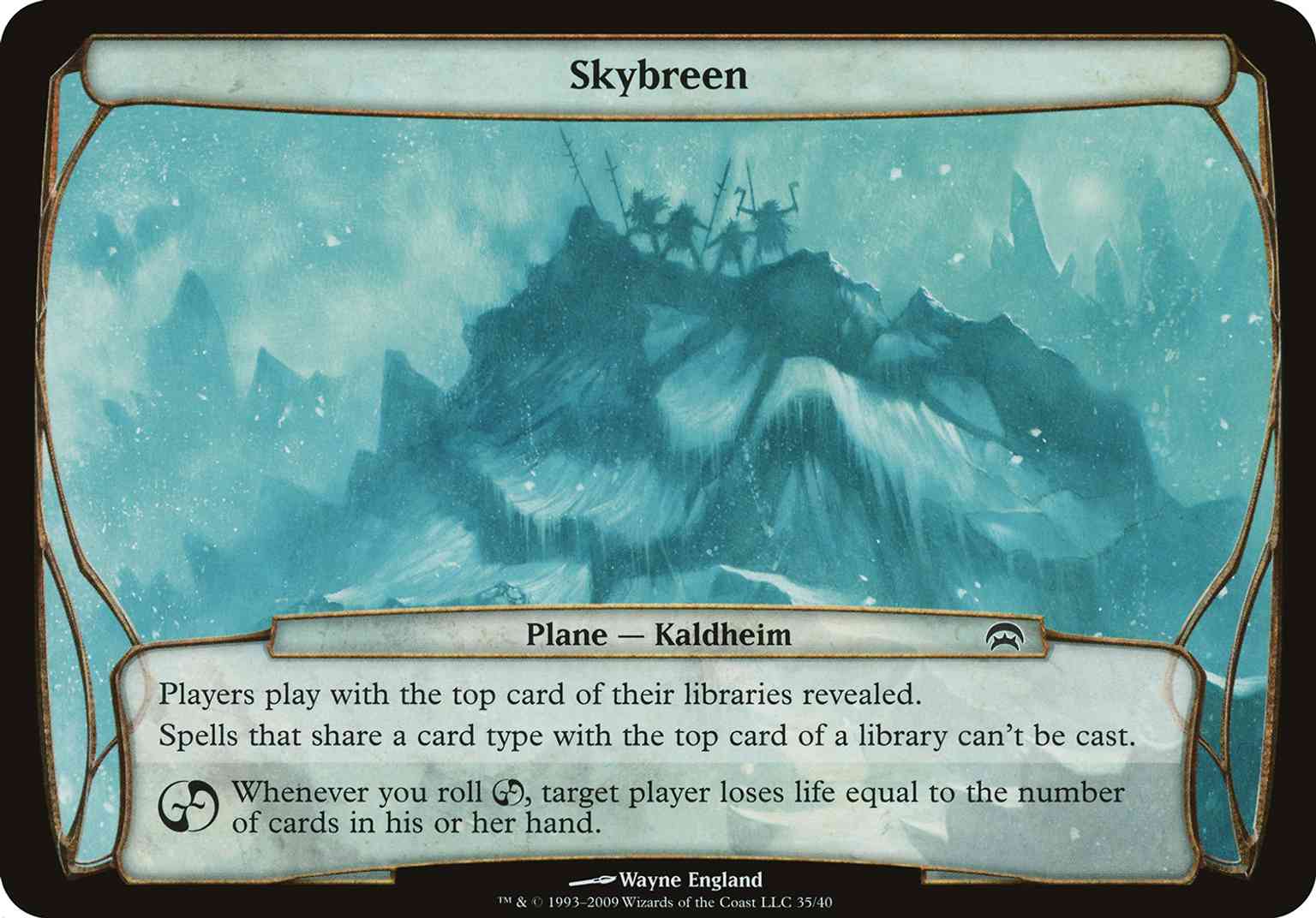 Skybreen (Planechase) magic card front