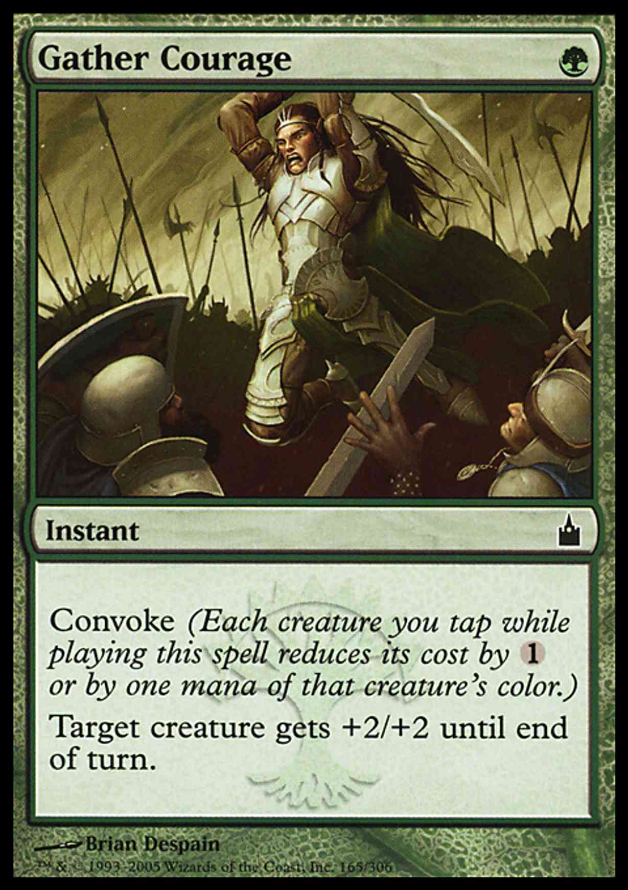 Gather Courage magic card front