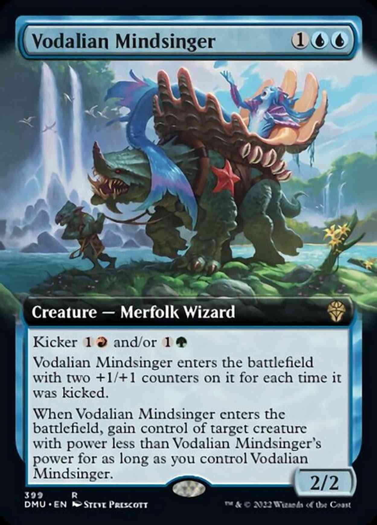 Vodalian Mindsinger (Extended Art) magic card front
