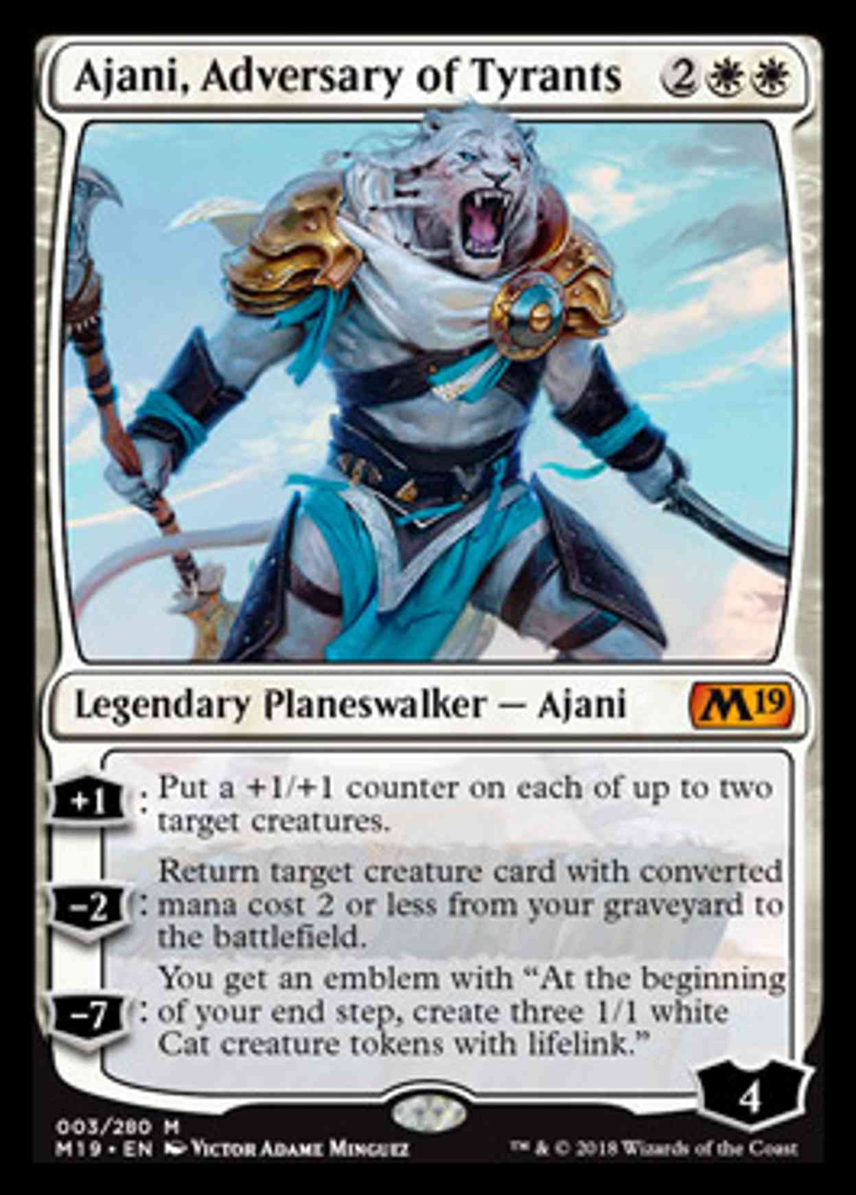 Ajani, Adversary of Tyrants magic card front