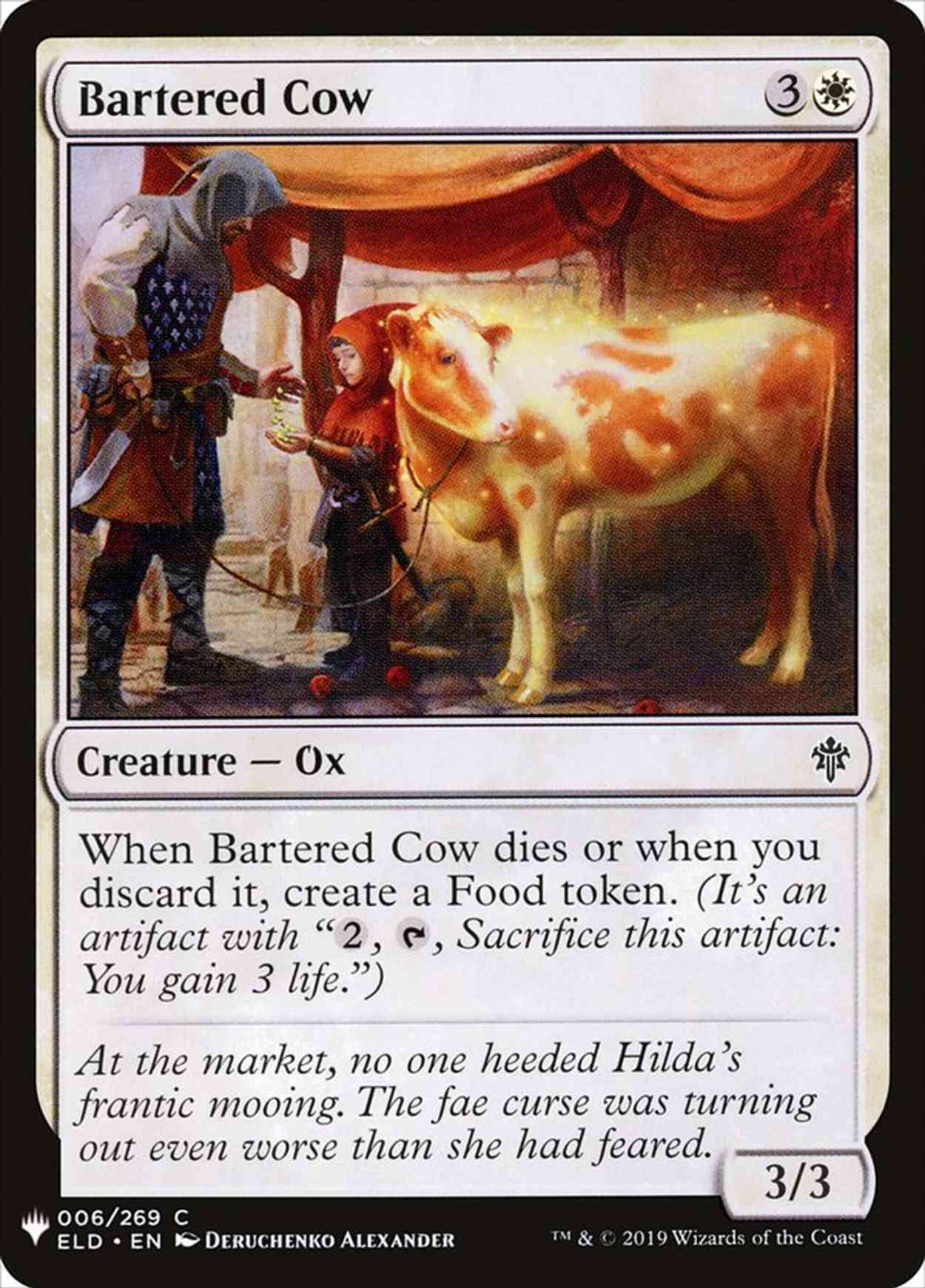Bartered Cow magic card front