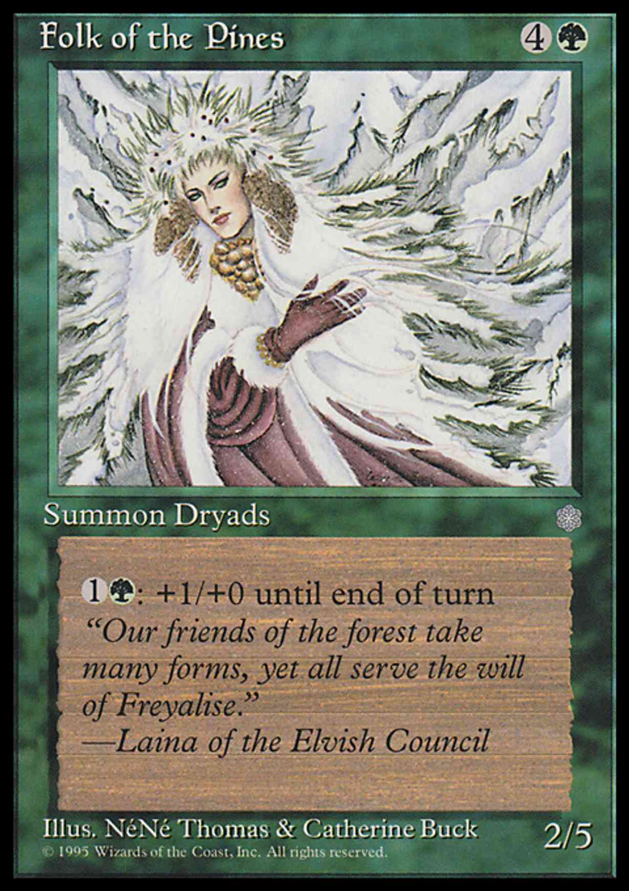 Folk of the Pines magic card front