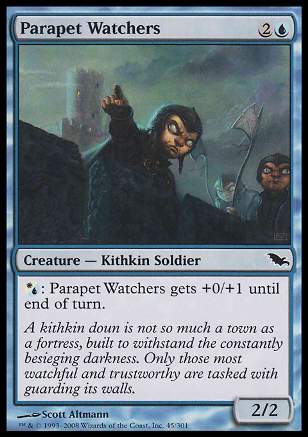 Parapet Watchers magic card front