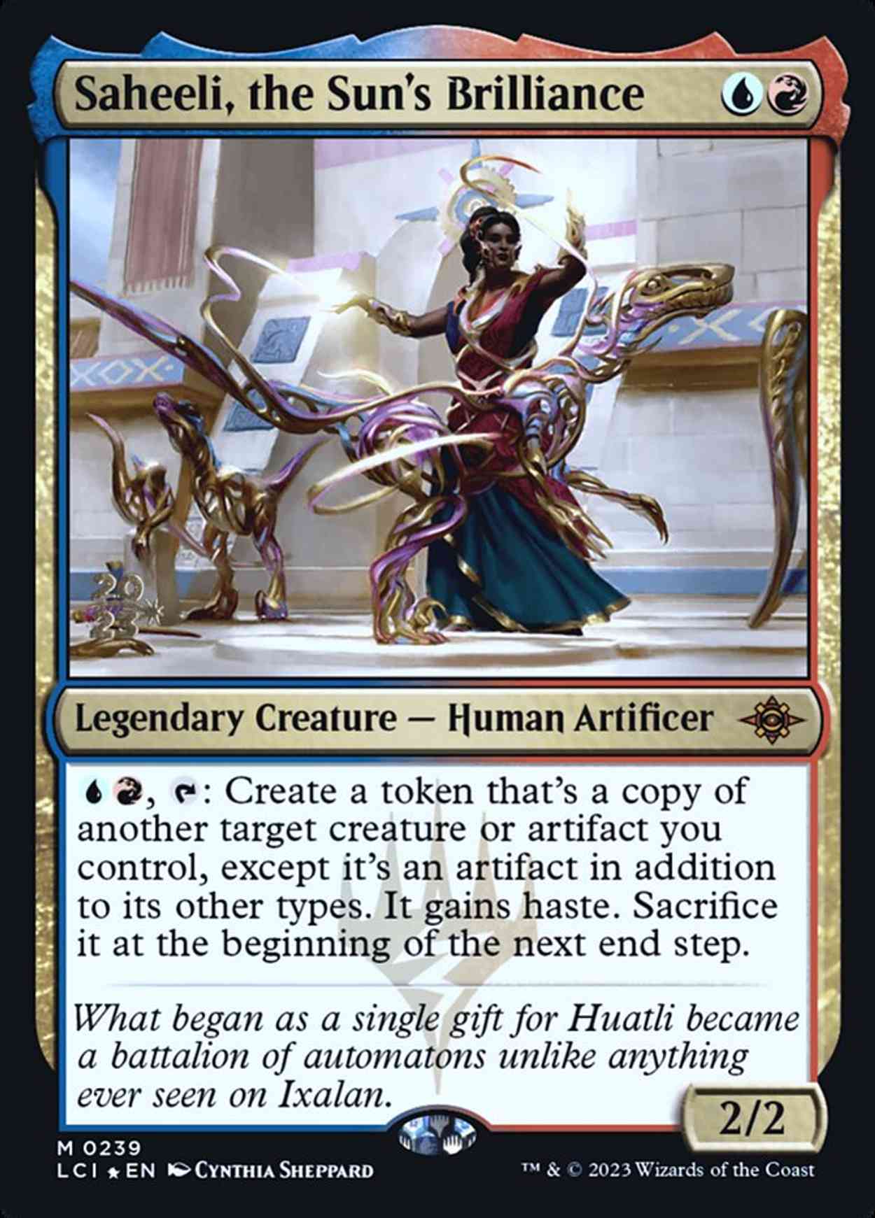 Saheeli, the Sun's Brilliance magic card front