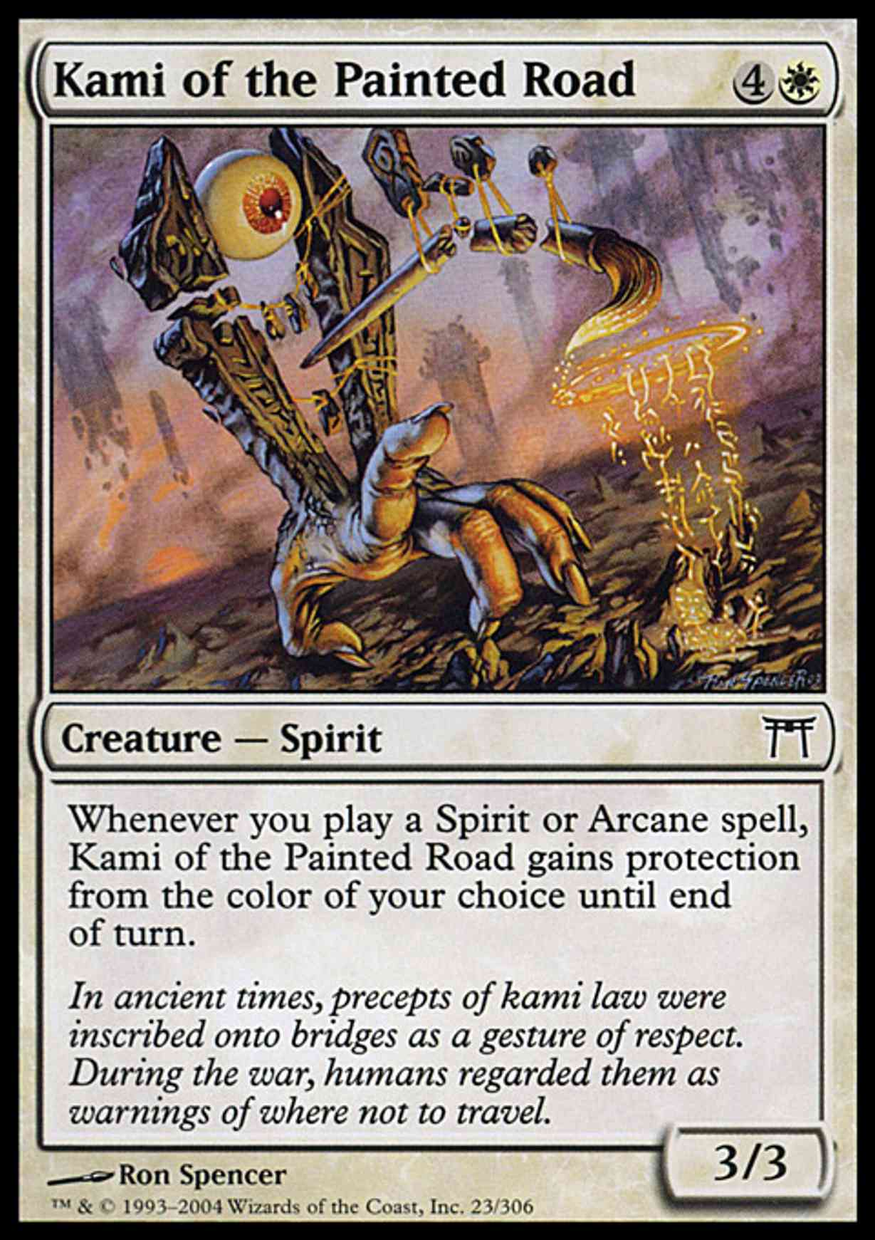 Kami of the Painted Road magic card front