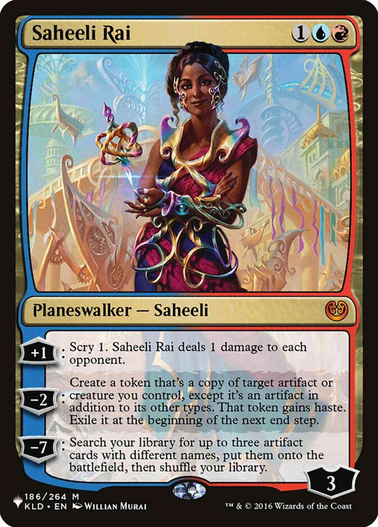 Saheeli Rai magic card front