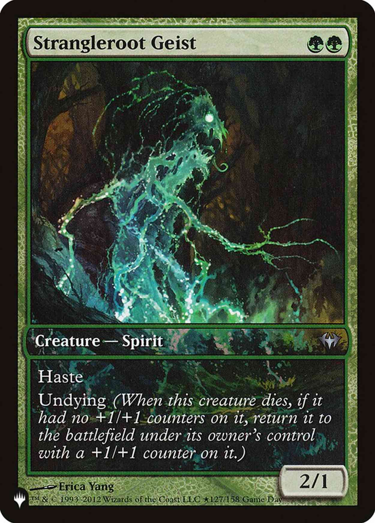 Strangleroot Geist magic card front