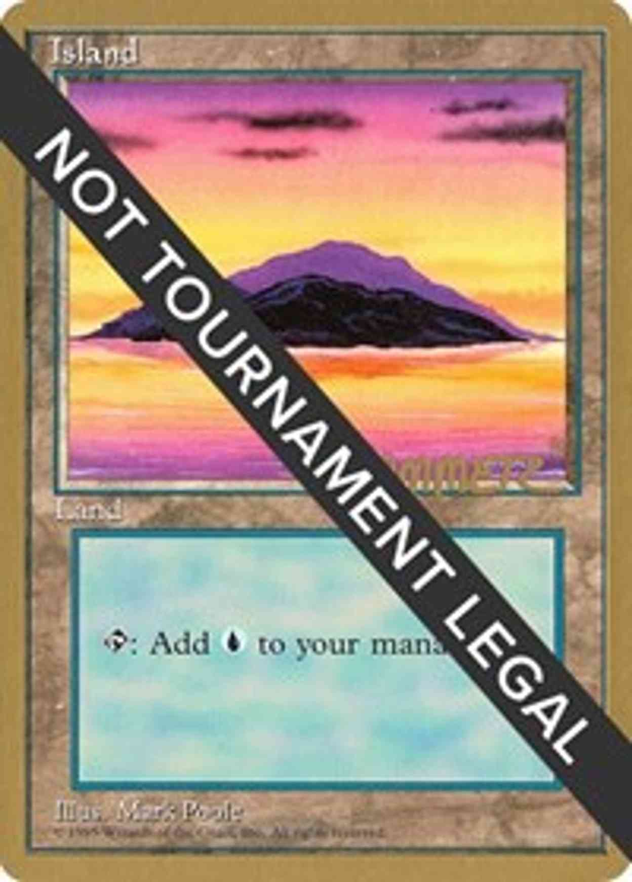 Island (A) - 1996 Shawn "Hammer" Regnier (4ED) magic card front