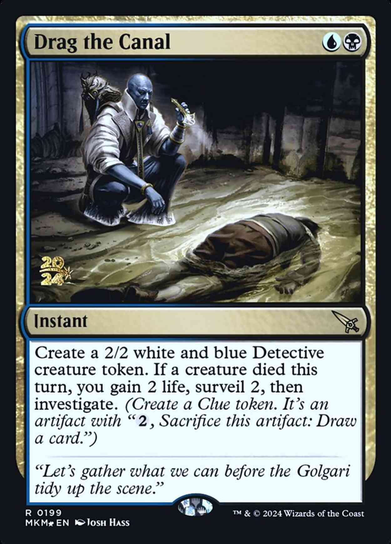 Drag the Canal magic card front