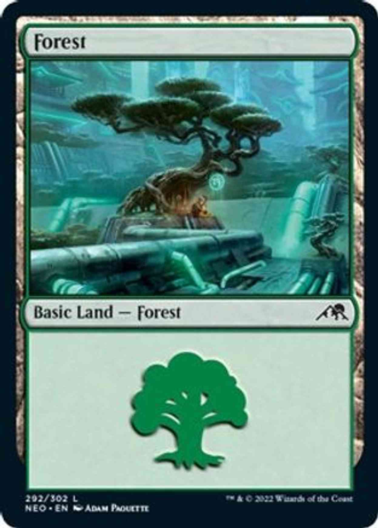 Forest (292) magic card front