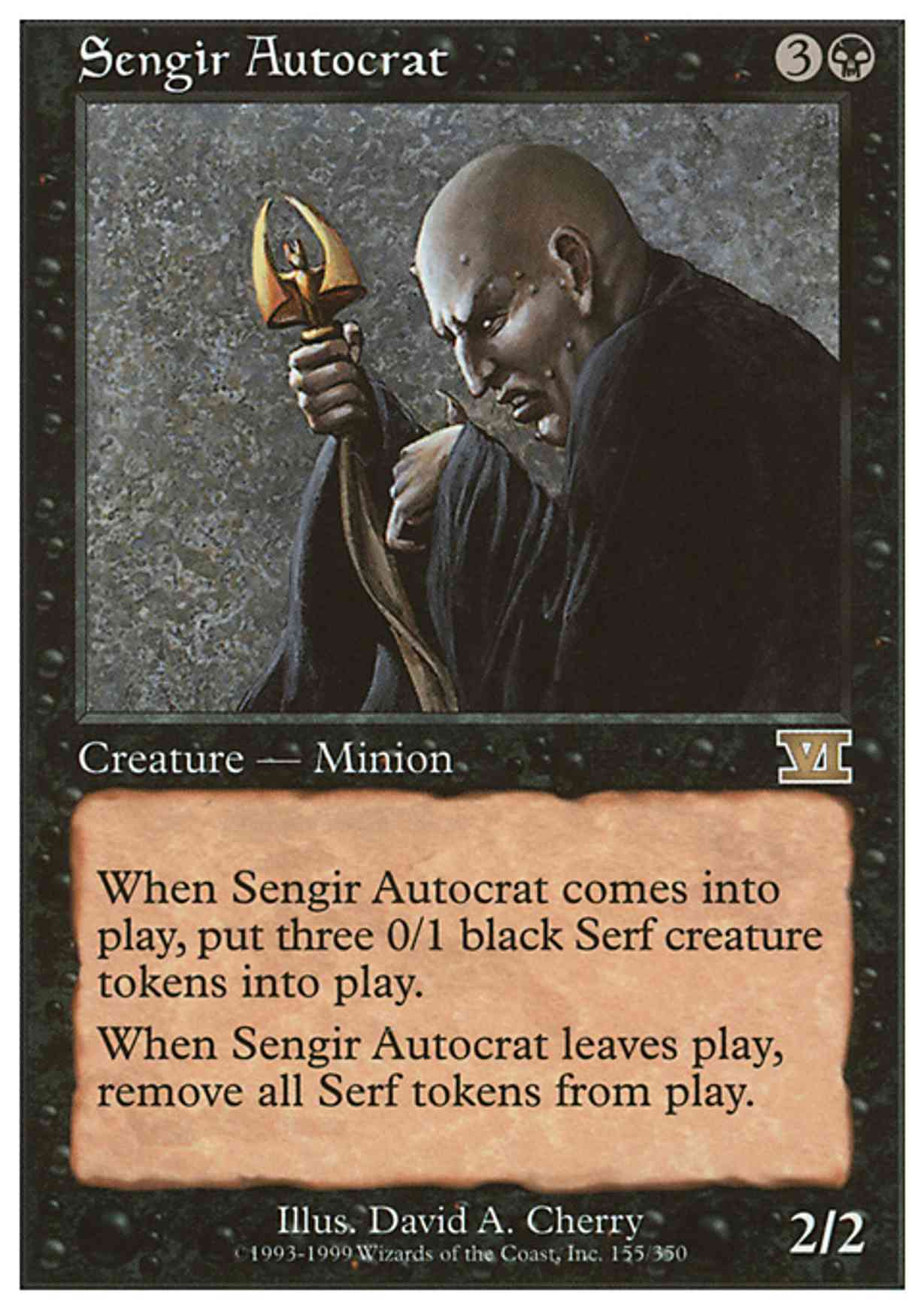 Sengir Autocrat magic card front