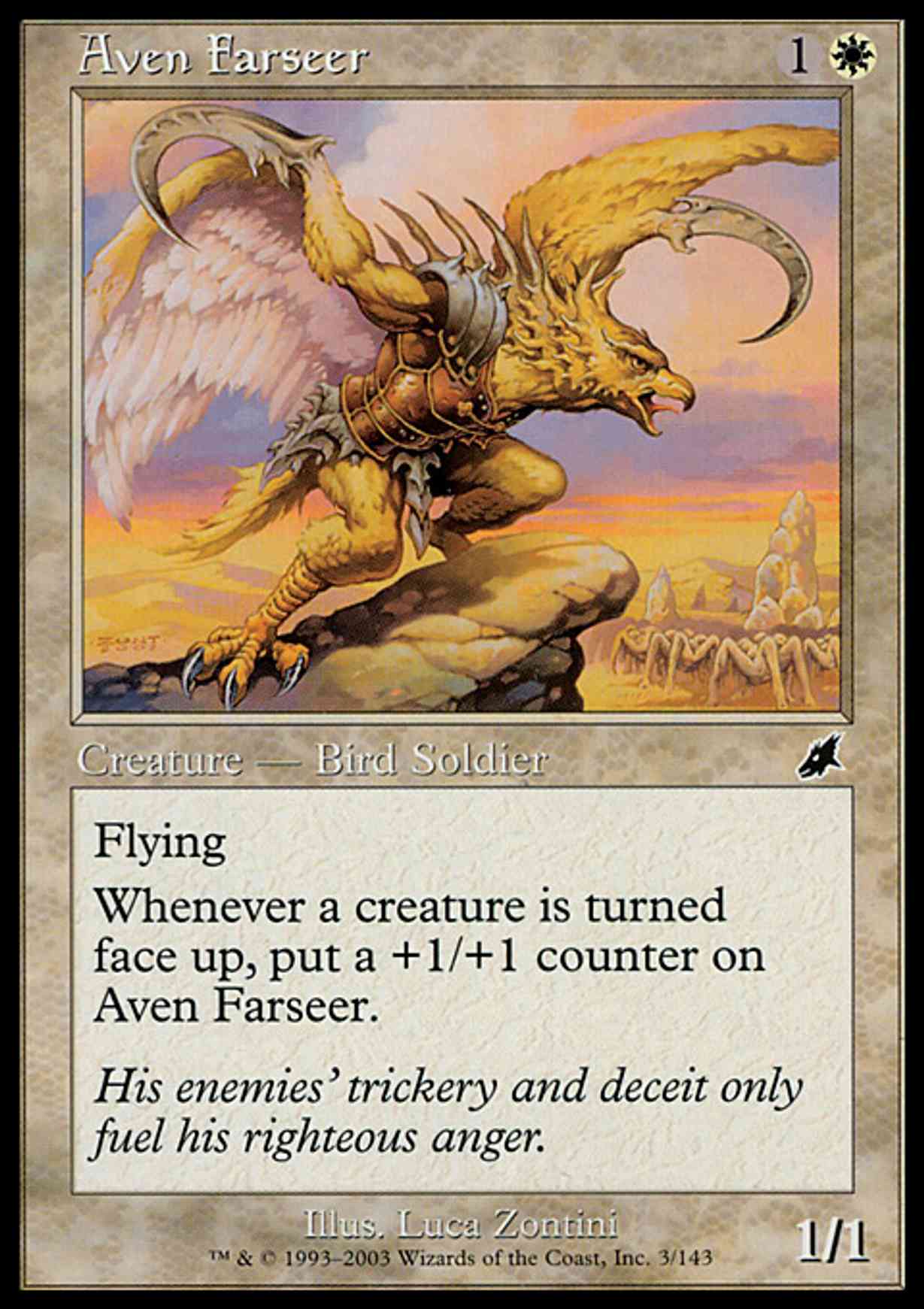 Aven Farseer magic card front