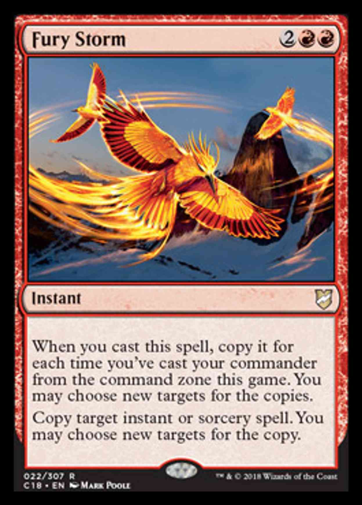 Fury Storm magic card front