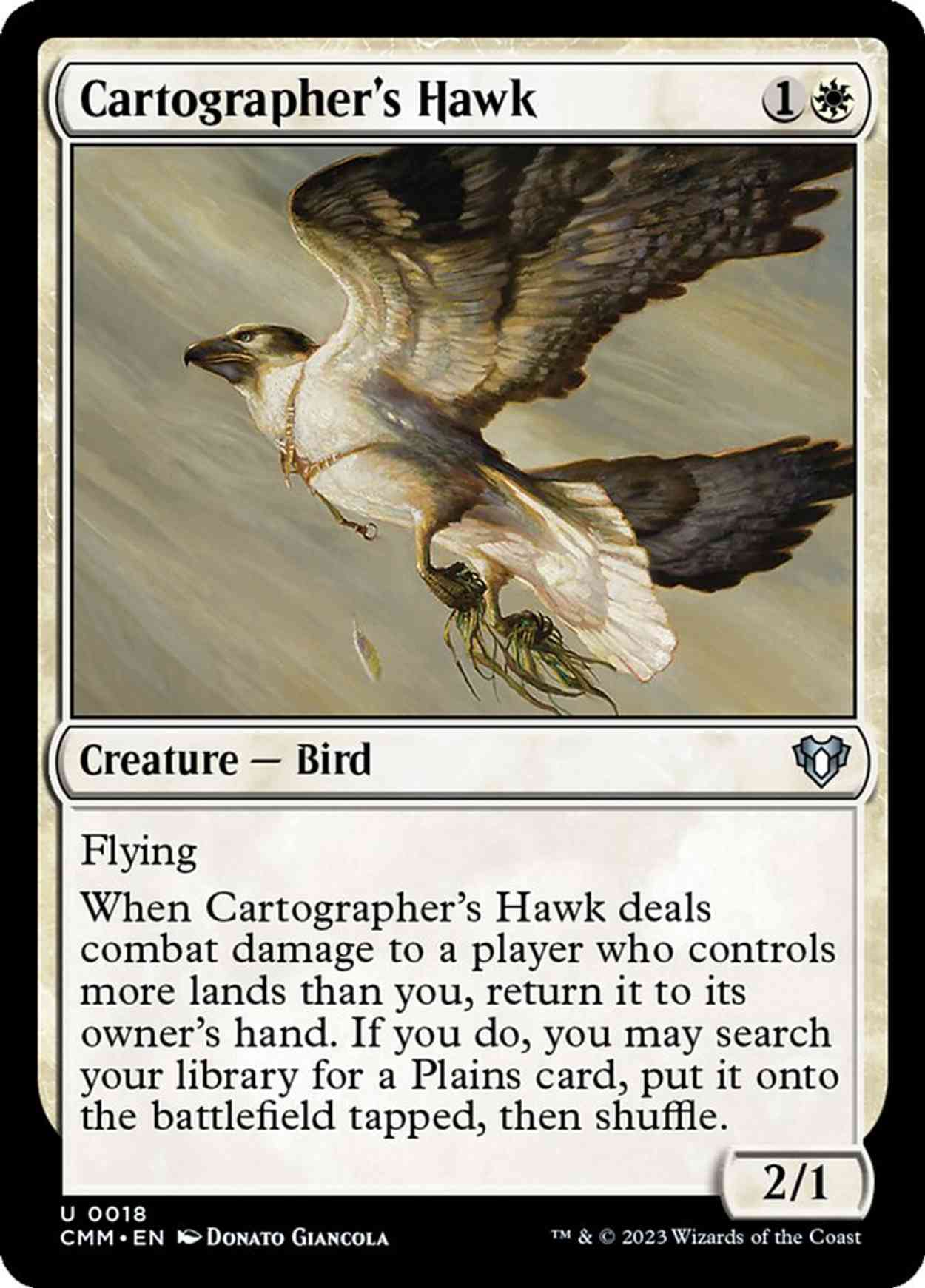 Cartographer's Hawk magic card front