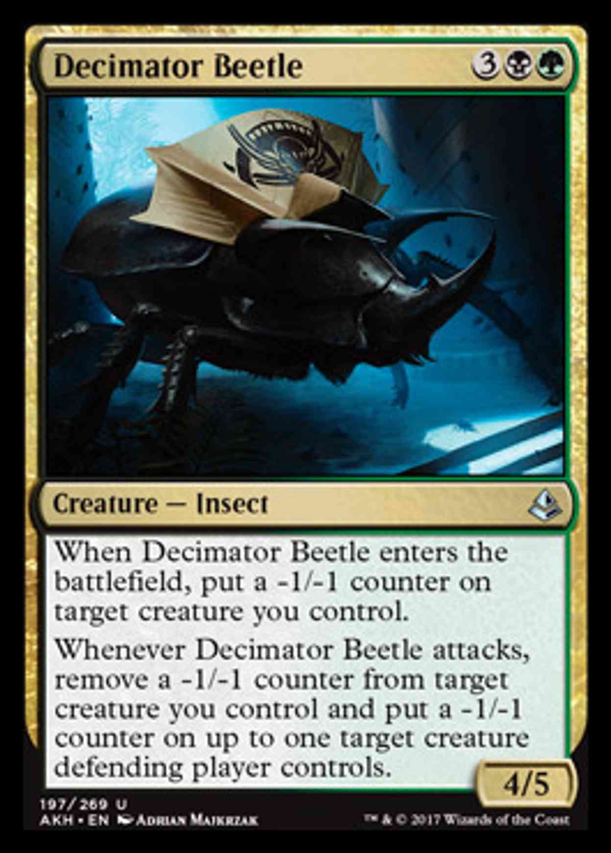 Decimator Beetle magic card front