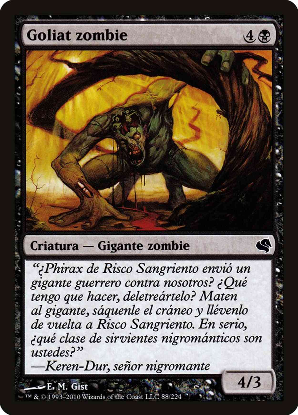 Zombie Goliath (Retro Frame) magic card front