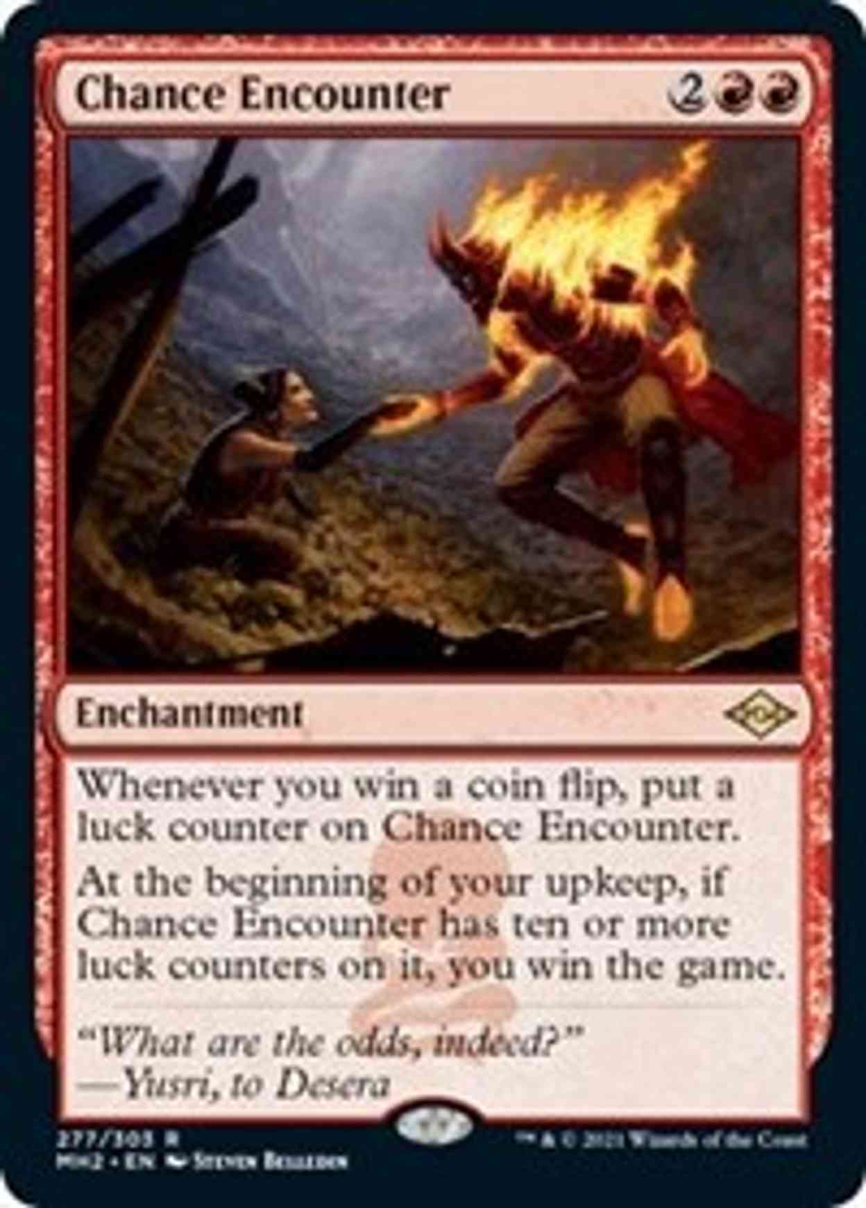 Chance Encounter (Foil Etched) magic card front