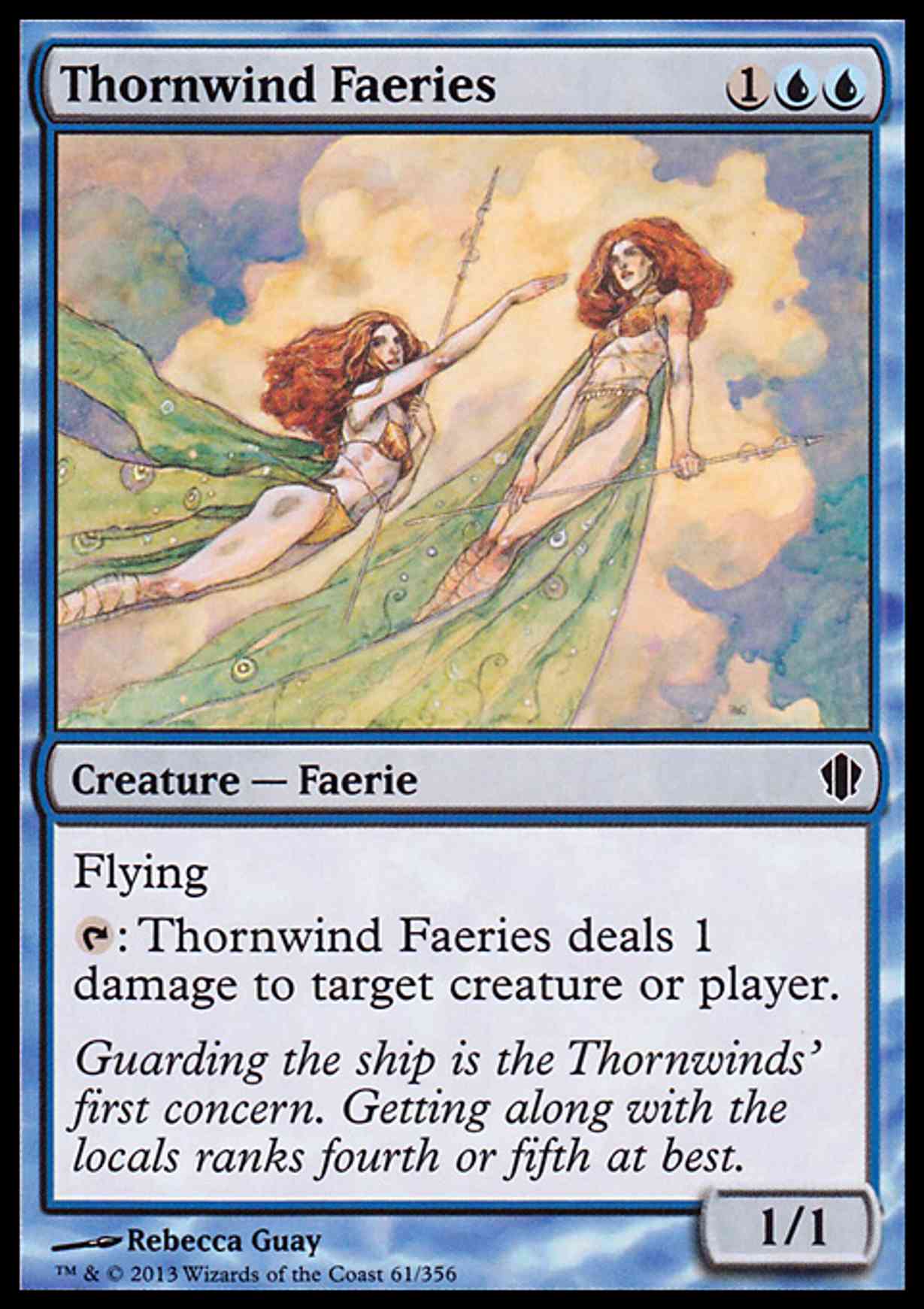 Thornwind Faeries magic card front