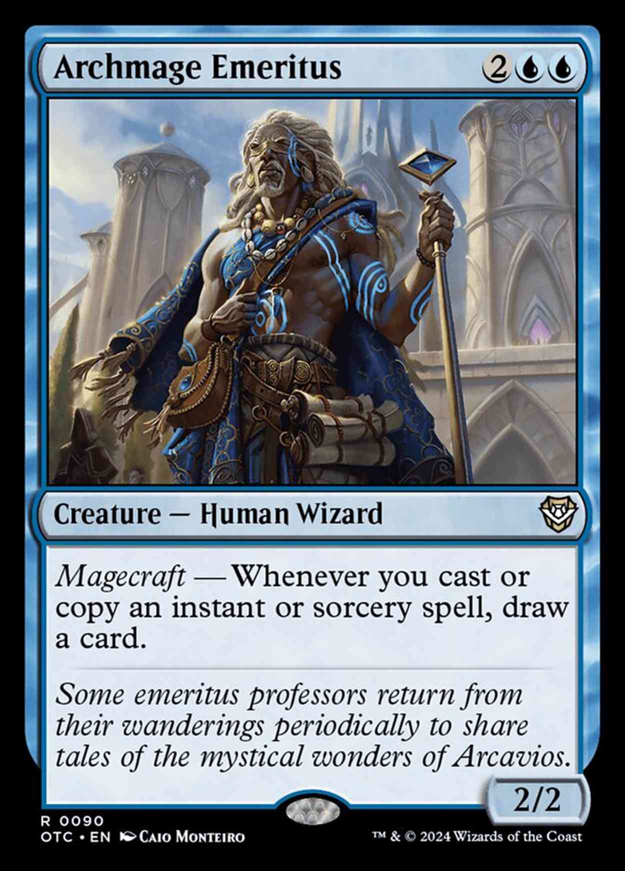 Archmage Emeritus magic card front