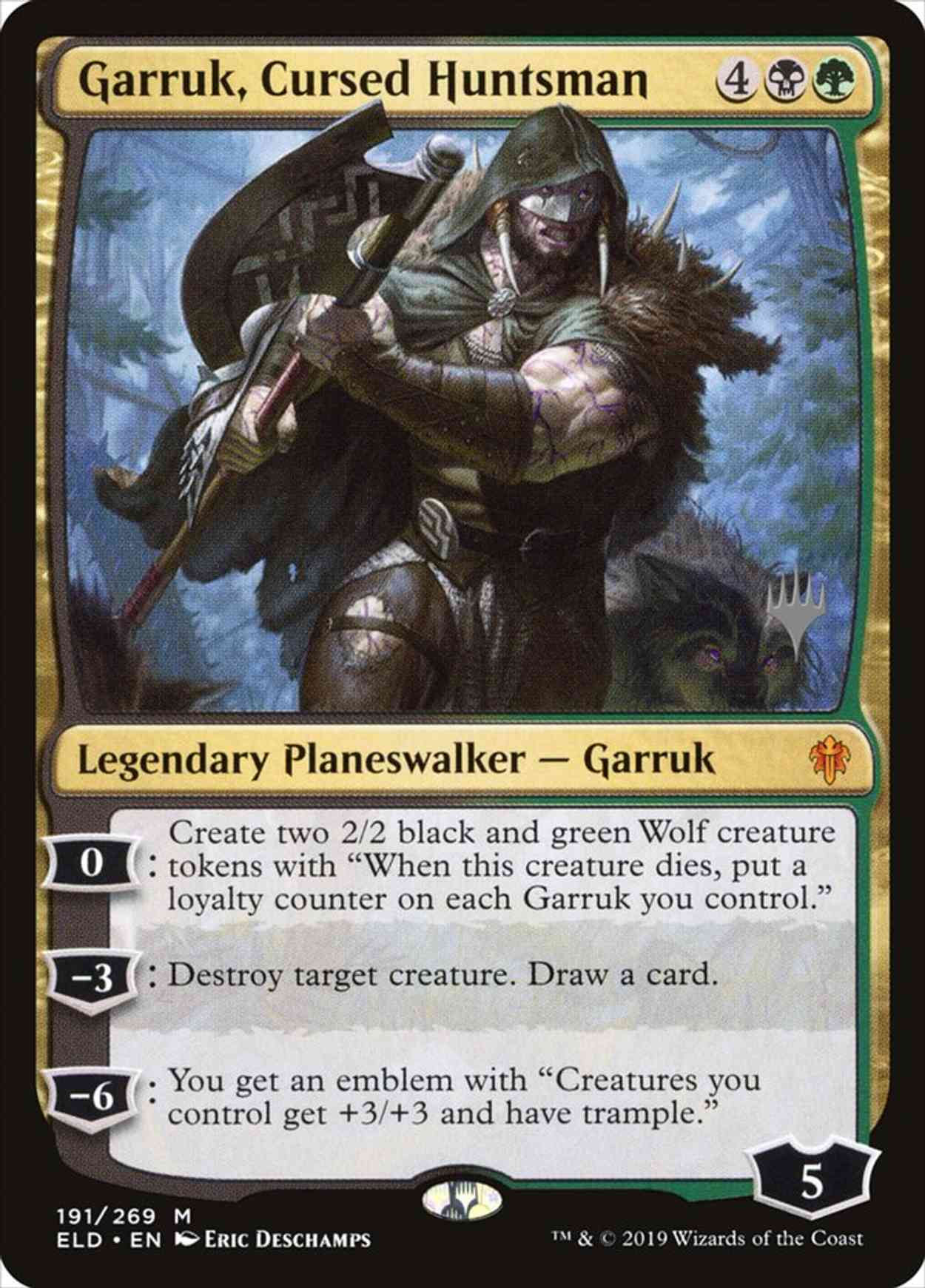 Garruk, Cursed Huntsman magic card front