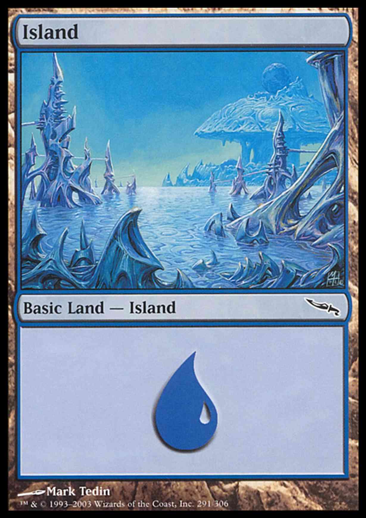 Island (291) magic card front