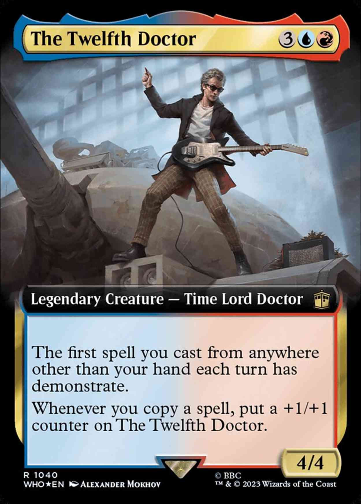 The Twelfth Doctor (Extended Art) (Surge Foil) magic card front