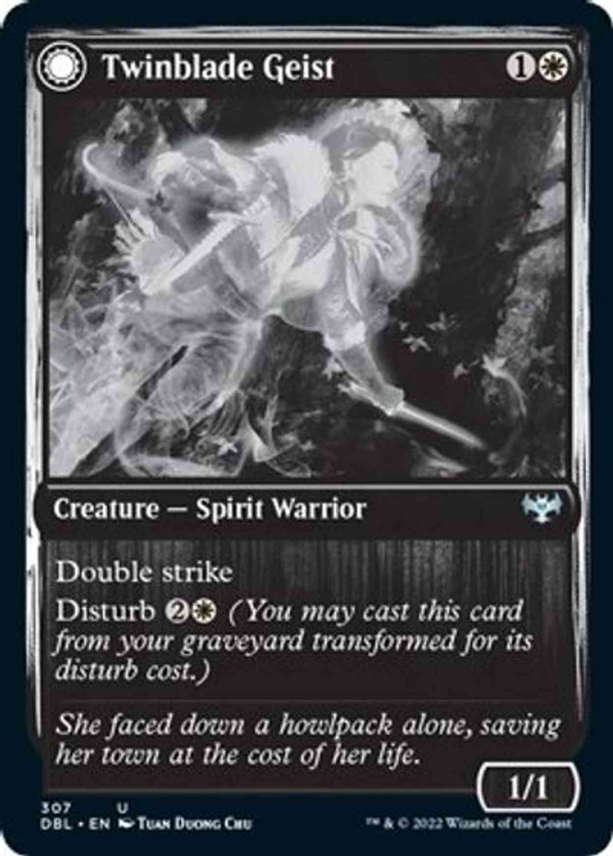 Twinblade Geist magic card front
