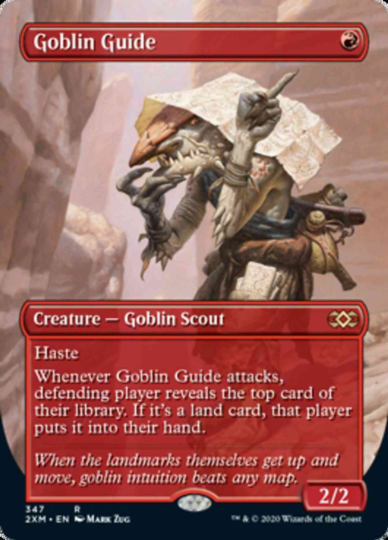 Goblin Guide (Borderless) magic card front