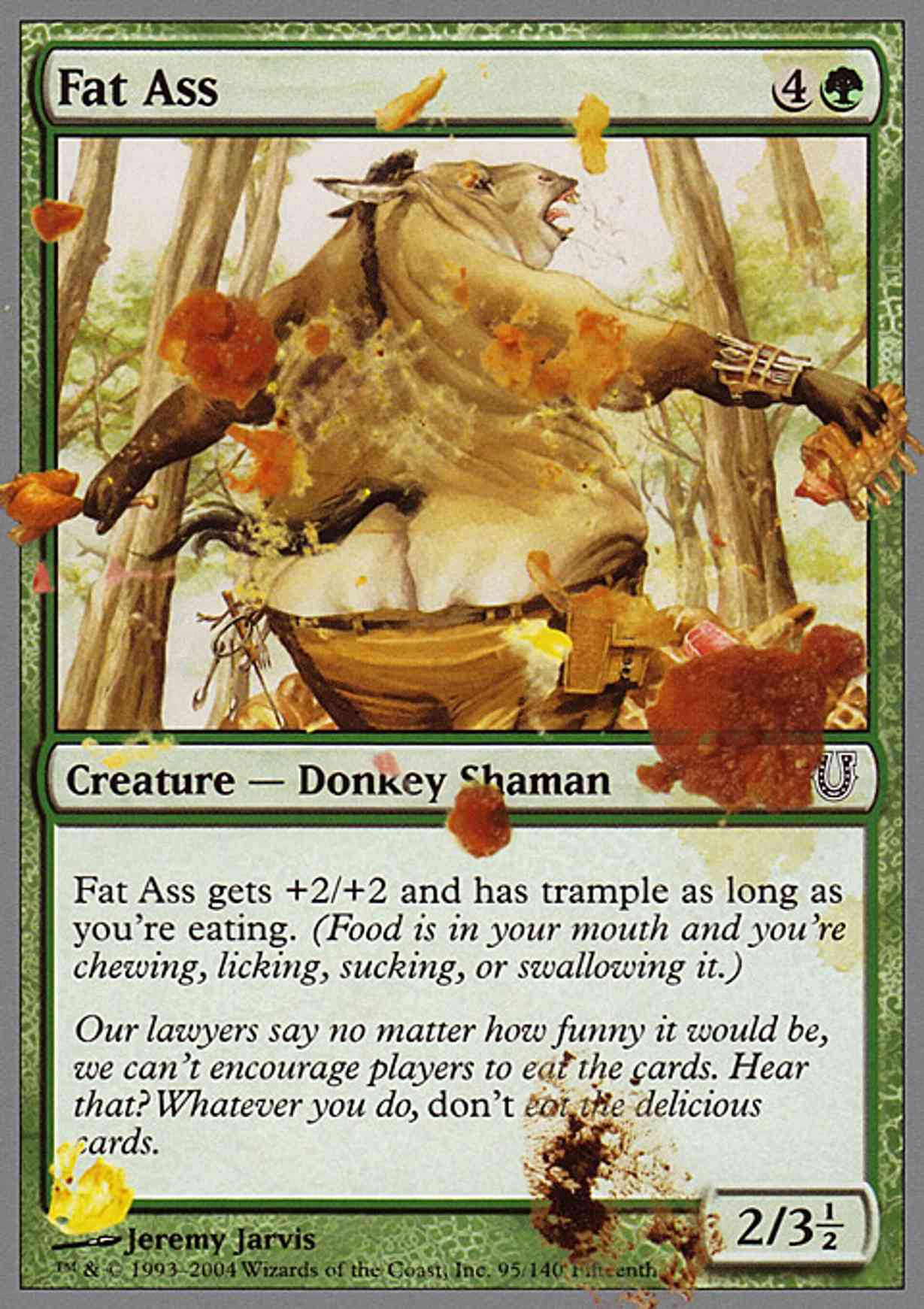 Fat Ass magic card front