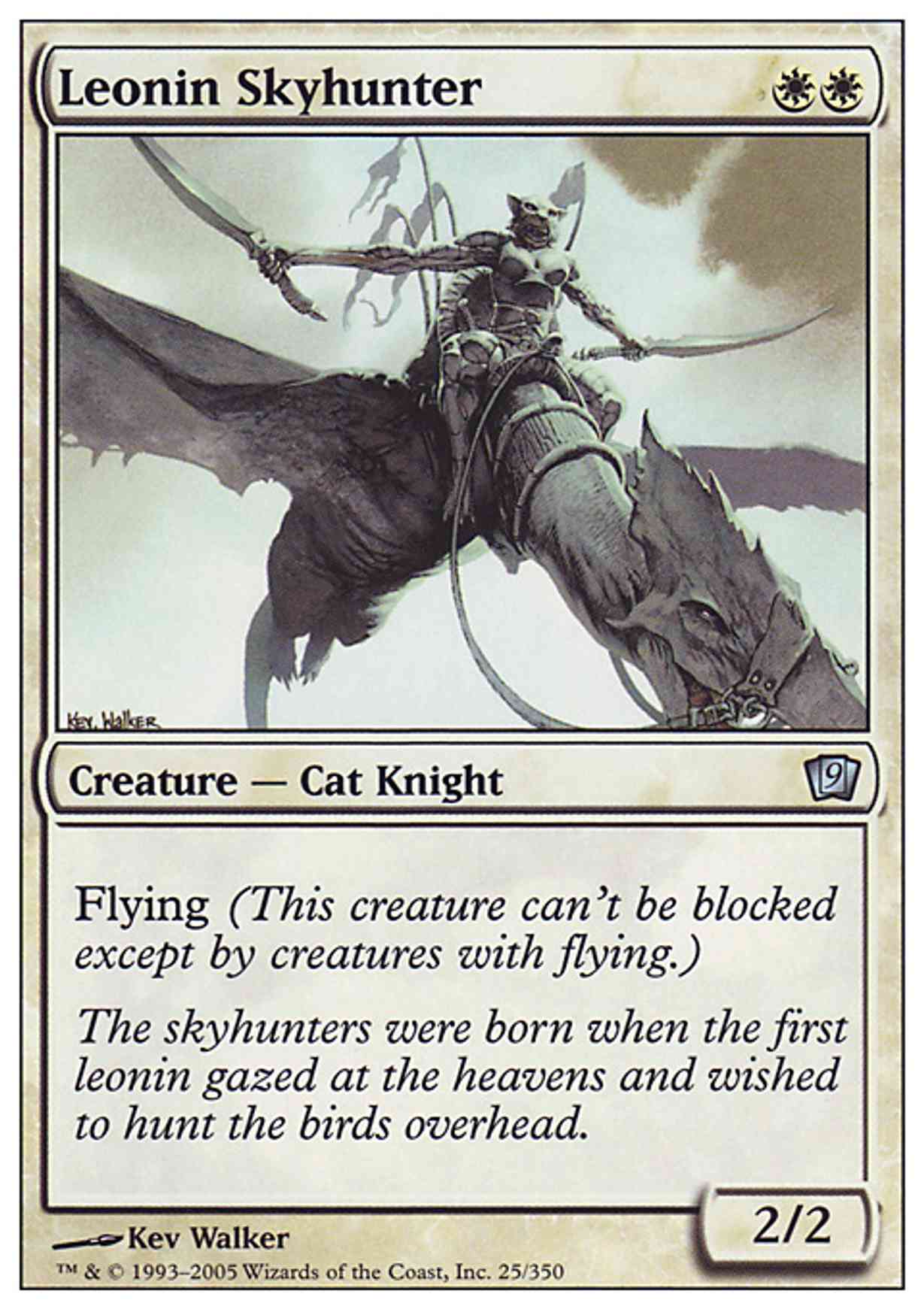 Leonin Skyhunter magic card front