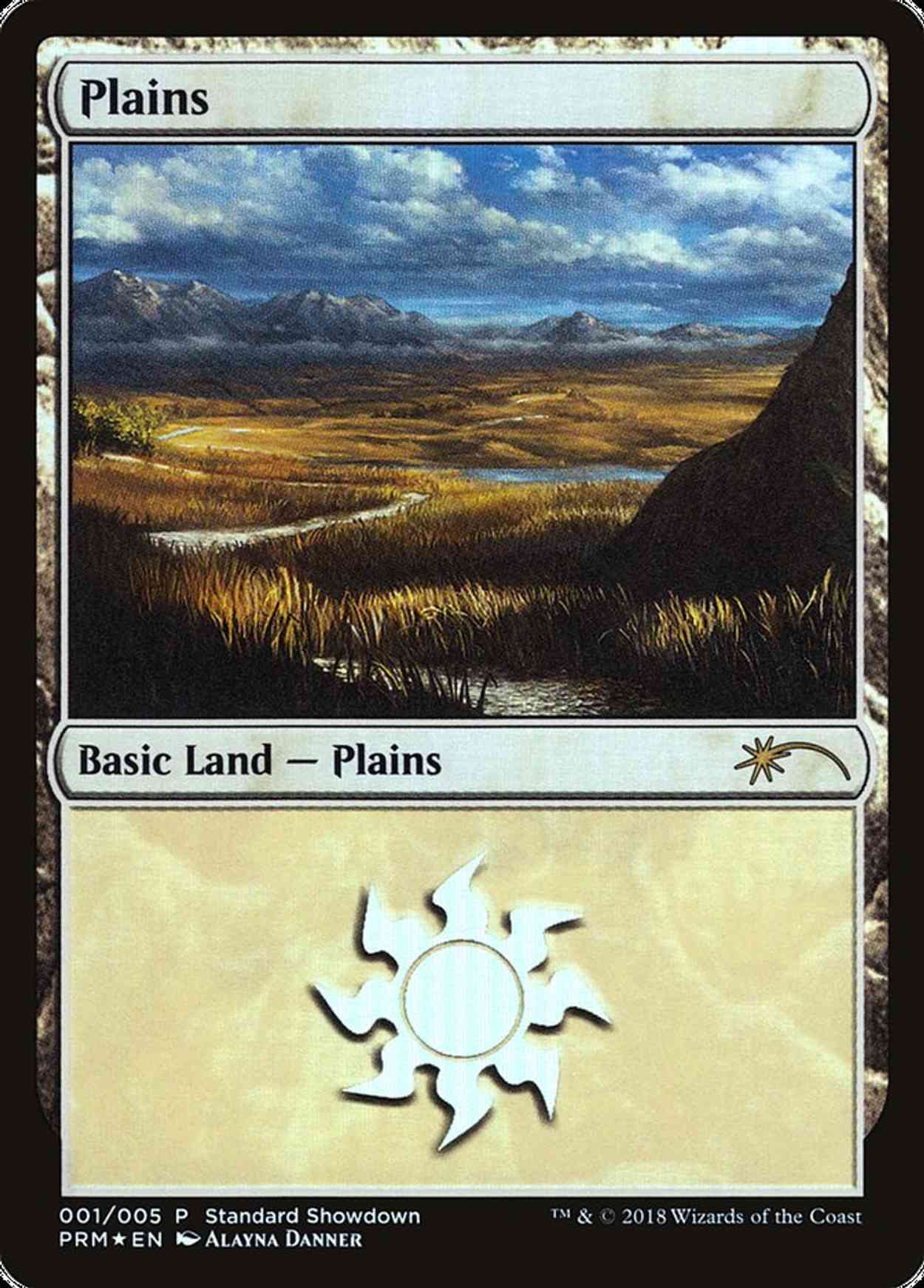 Plains (Alayna Danner) magic card front