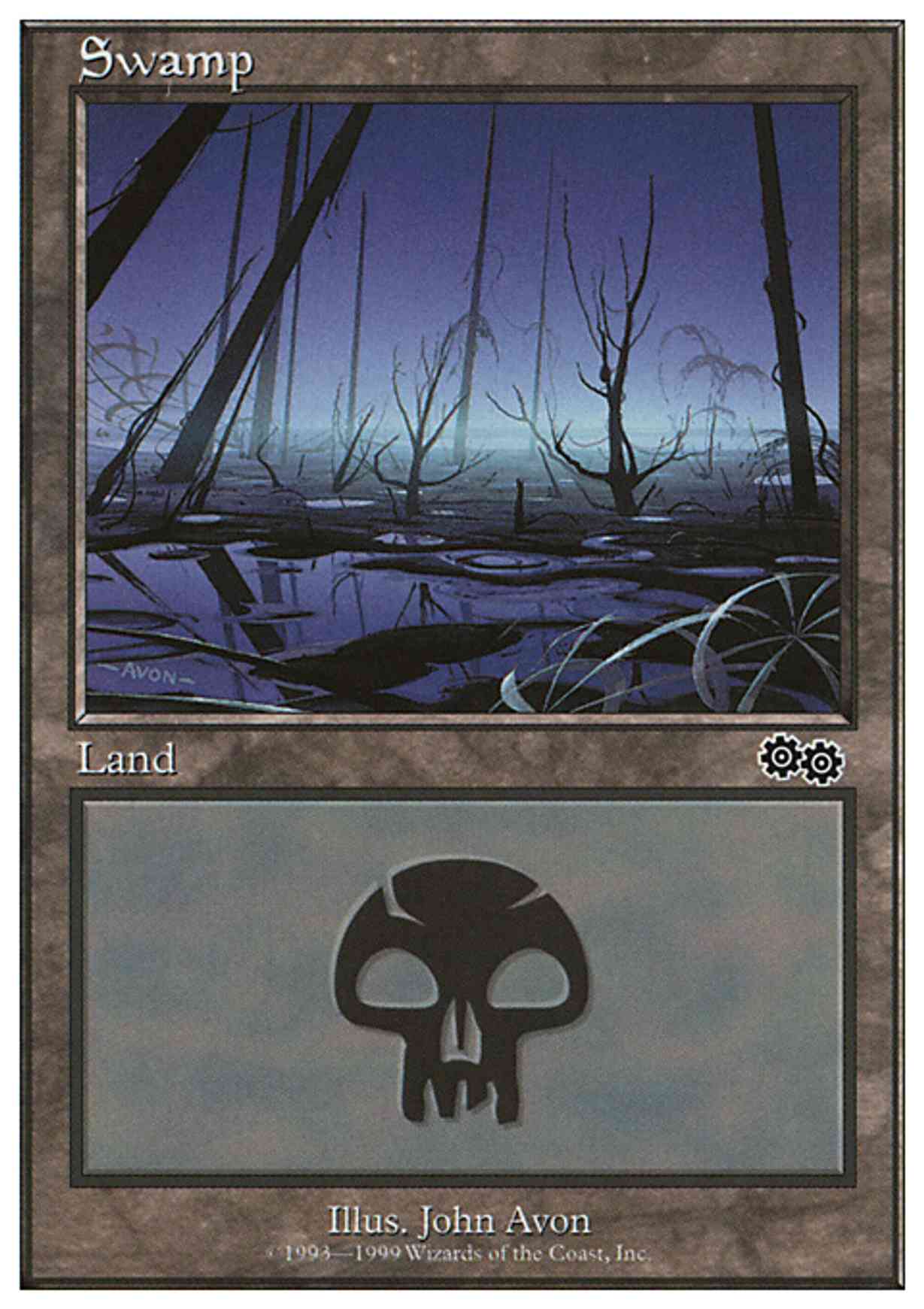 Swamp (136) magic card front
