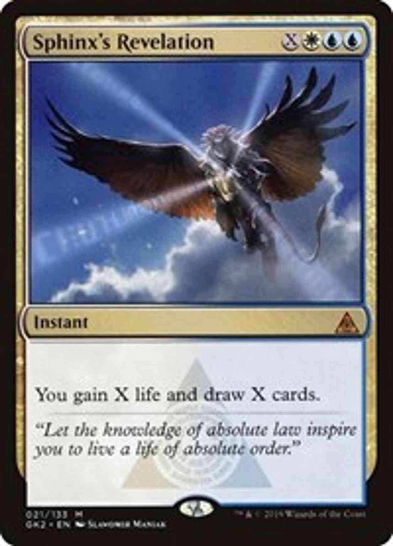 Sphinx's Revelation magic card front