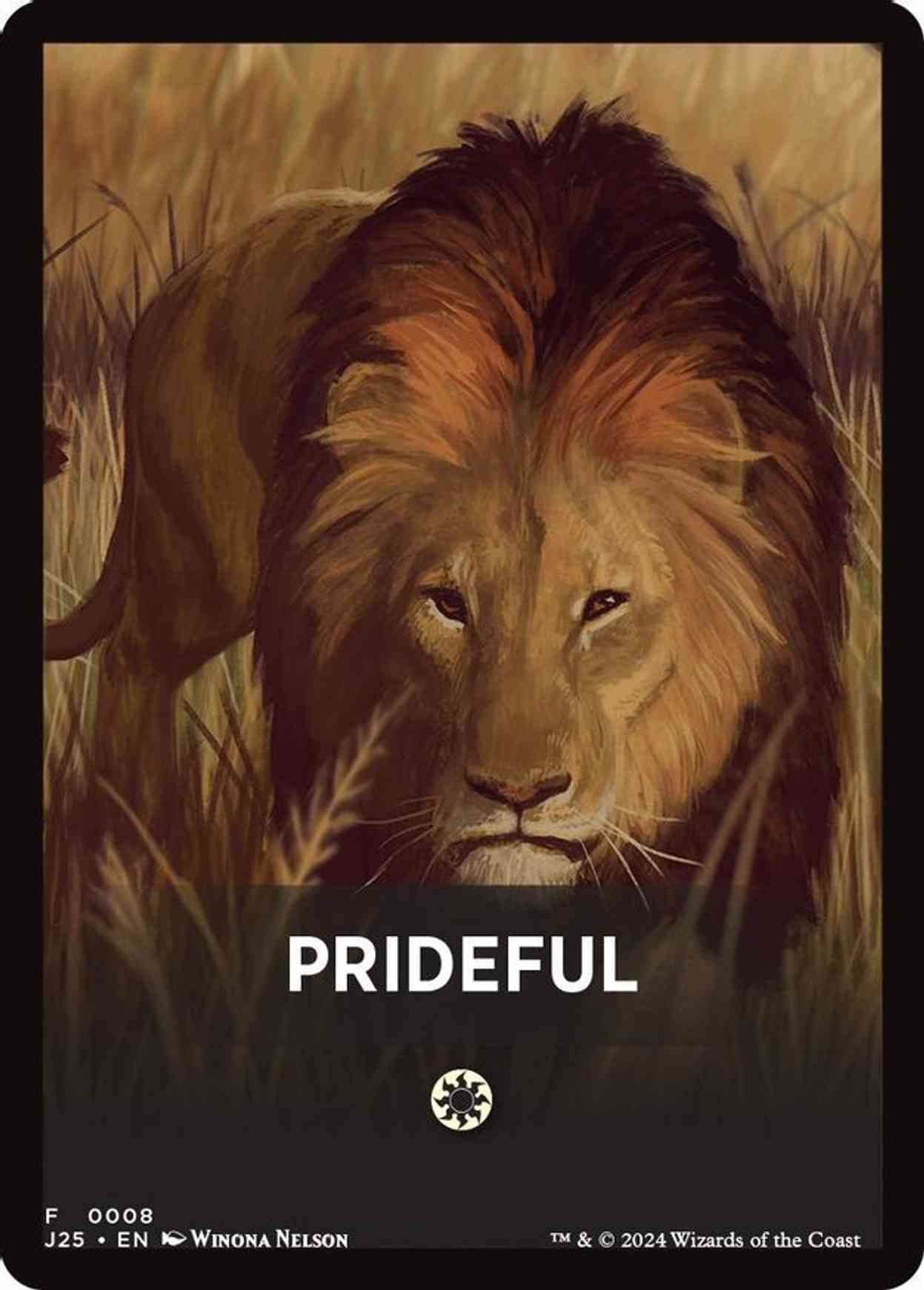 Prideful Theme Card magic card front