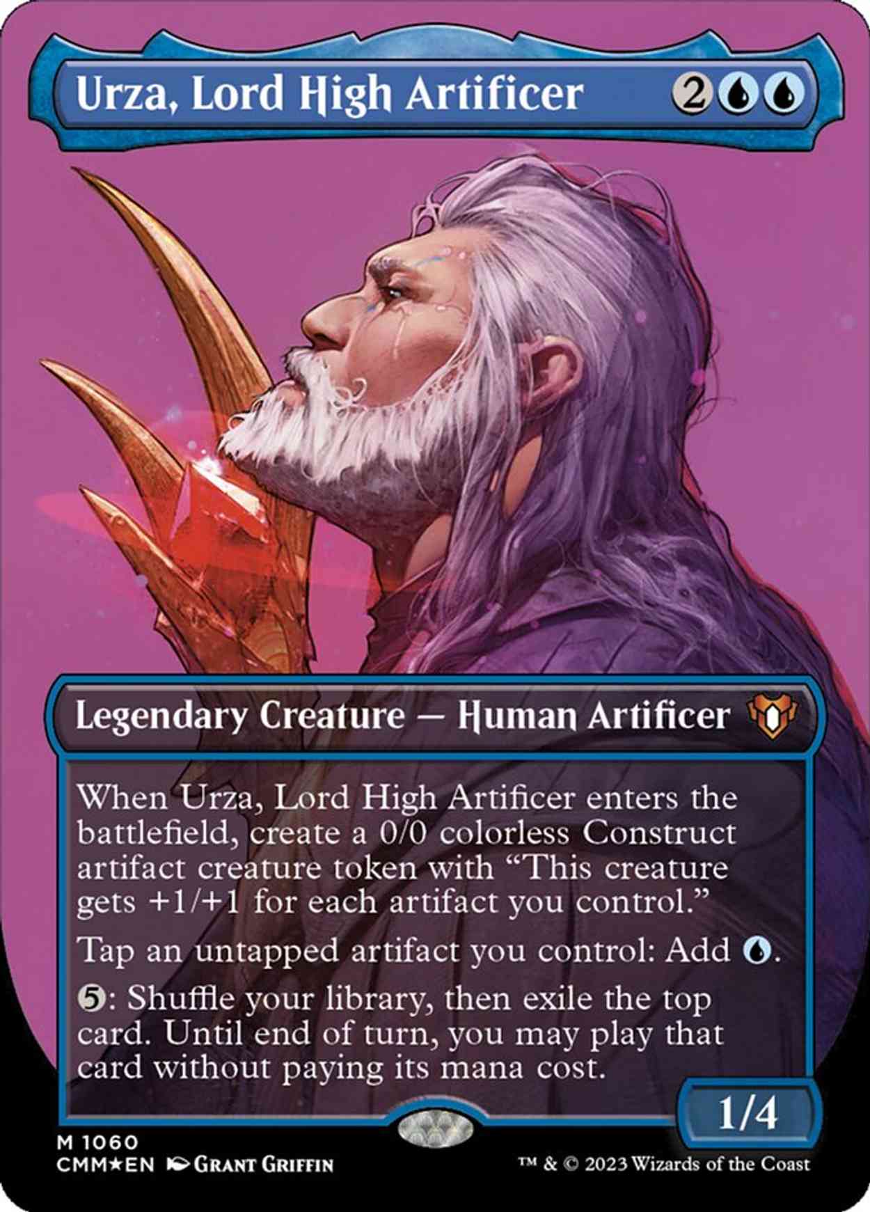 Urza, Lord High Artificer (Textured Foil) magic card front