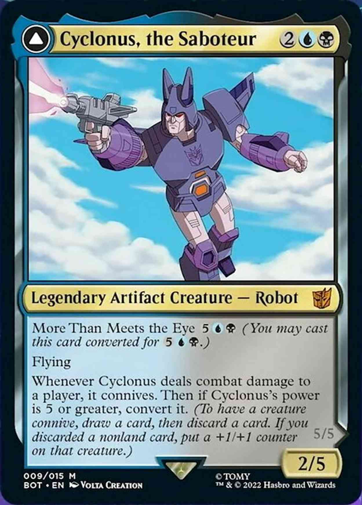 Cyclonus, the Saboteur magic card front