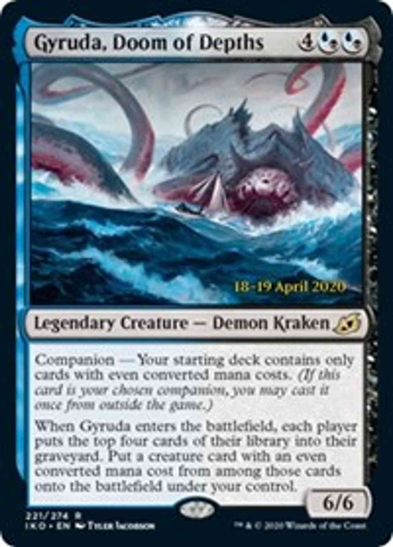 Gyruda, Doom of Depths magic card front