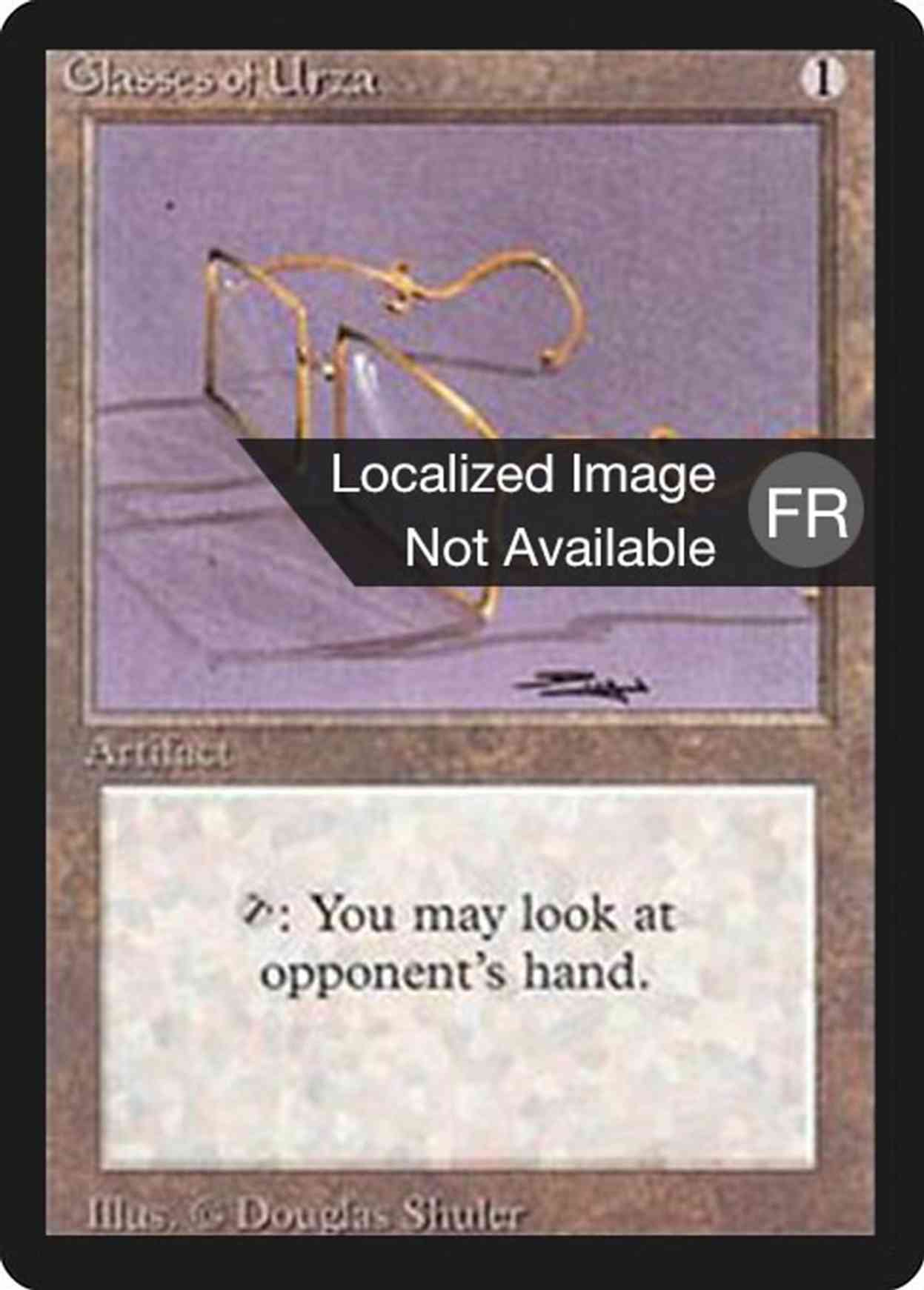 Glasses of Urza magic card front
