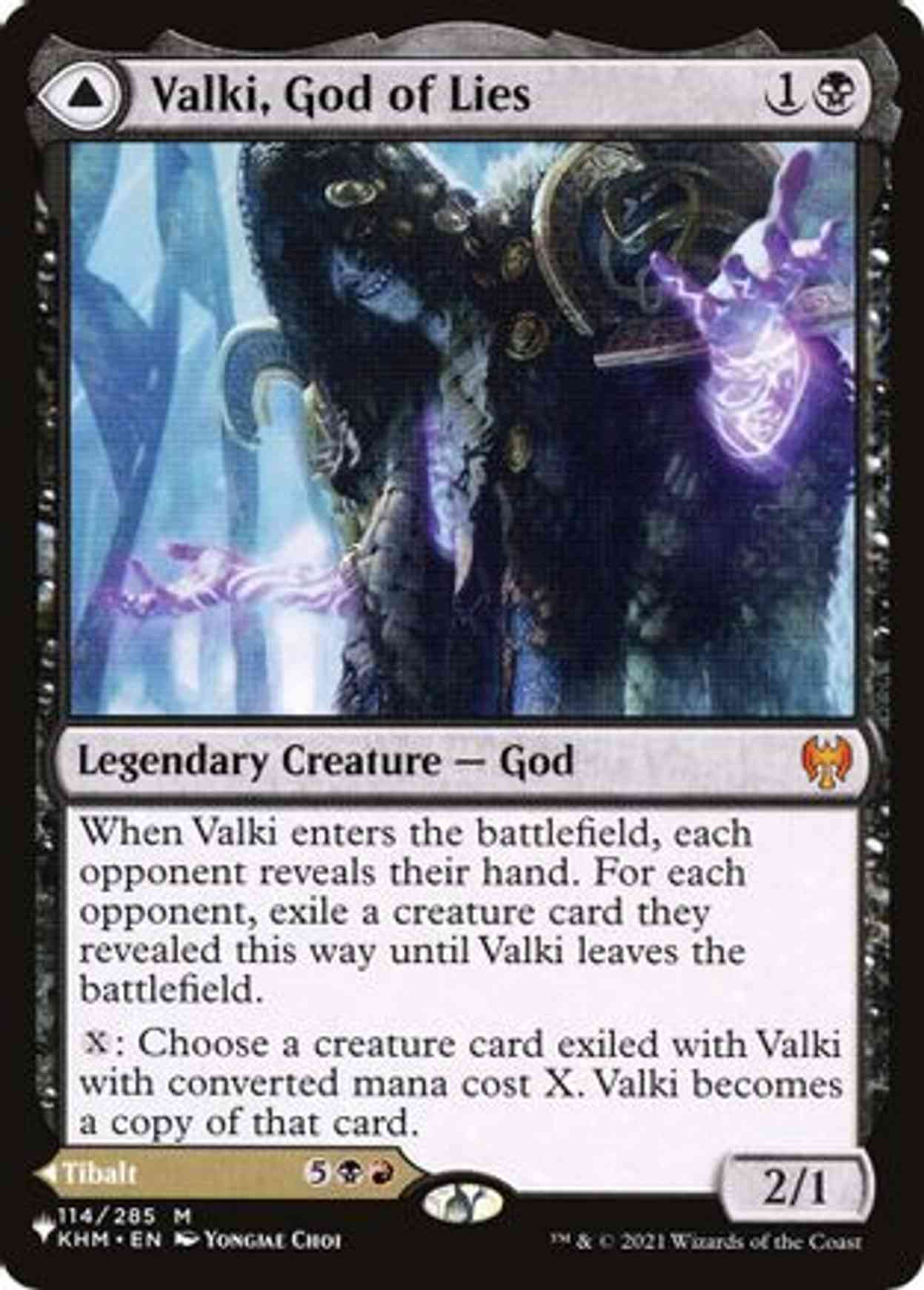 Valki, God of Lies magic card front