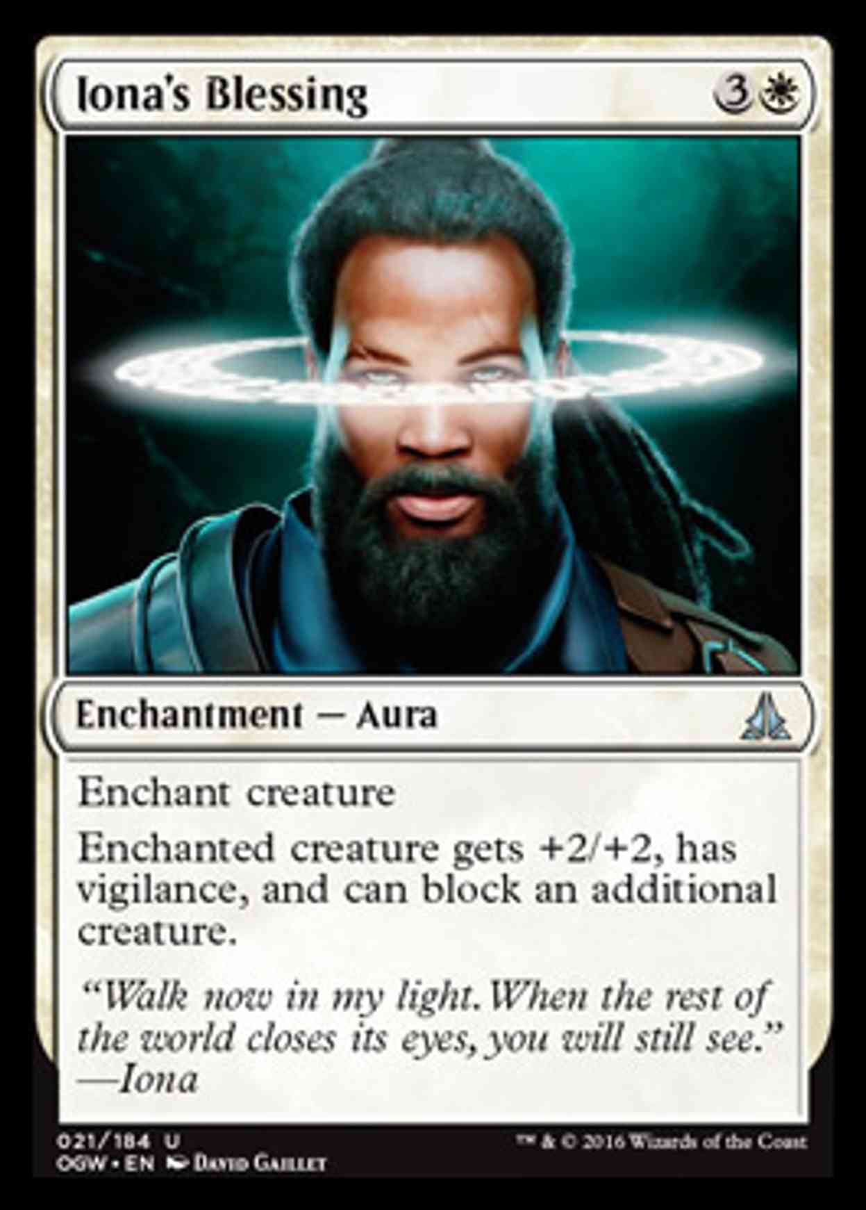 Iona's Blessing magic card front