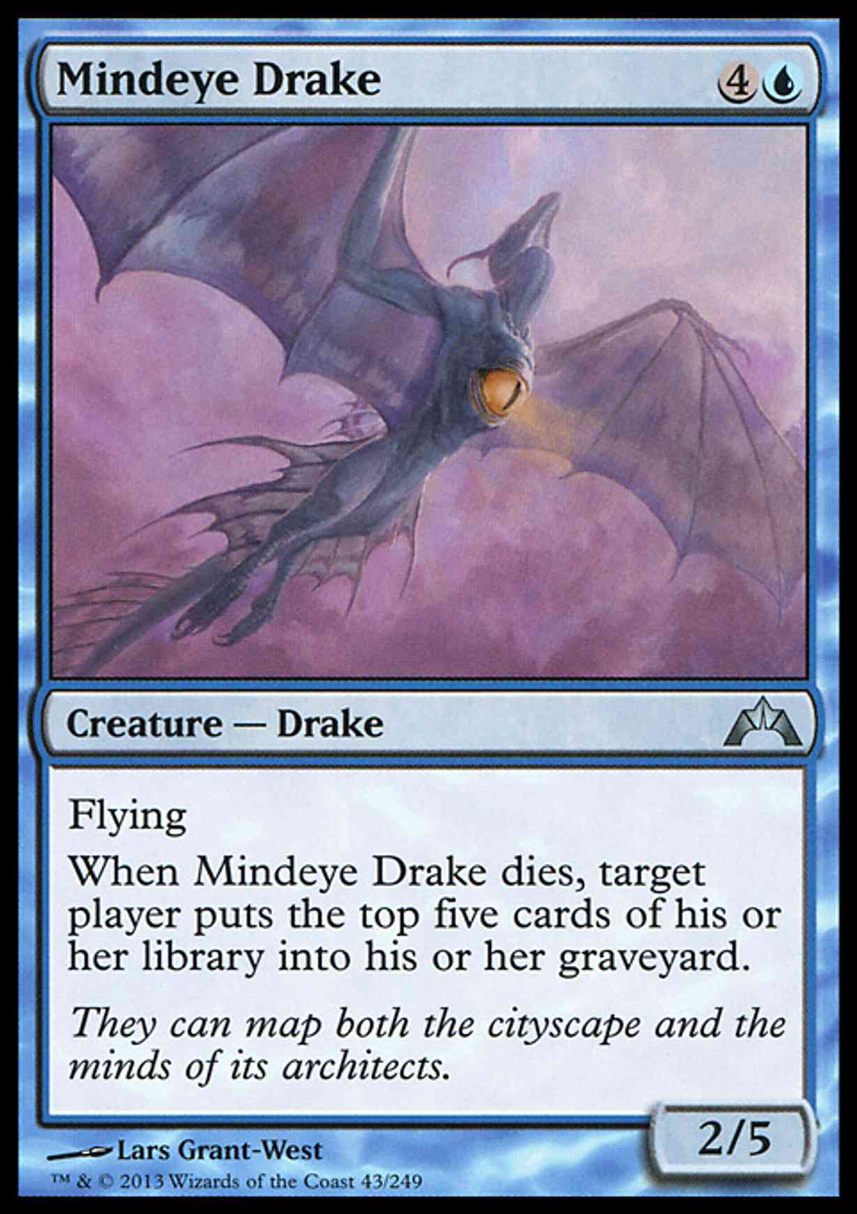 Mindeye Drake magic card front