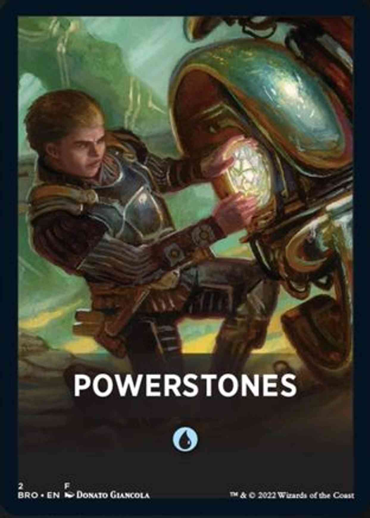 Powerstones Theme Card magic card front