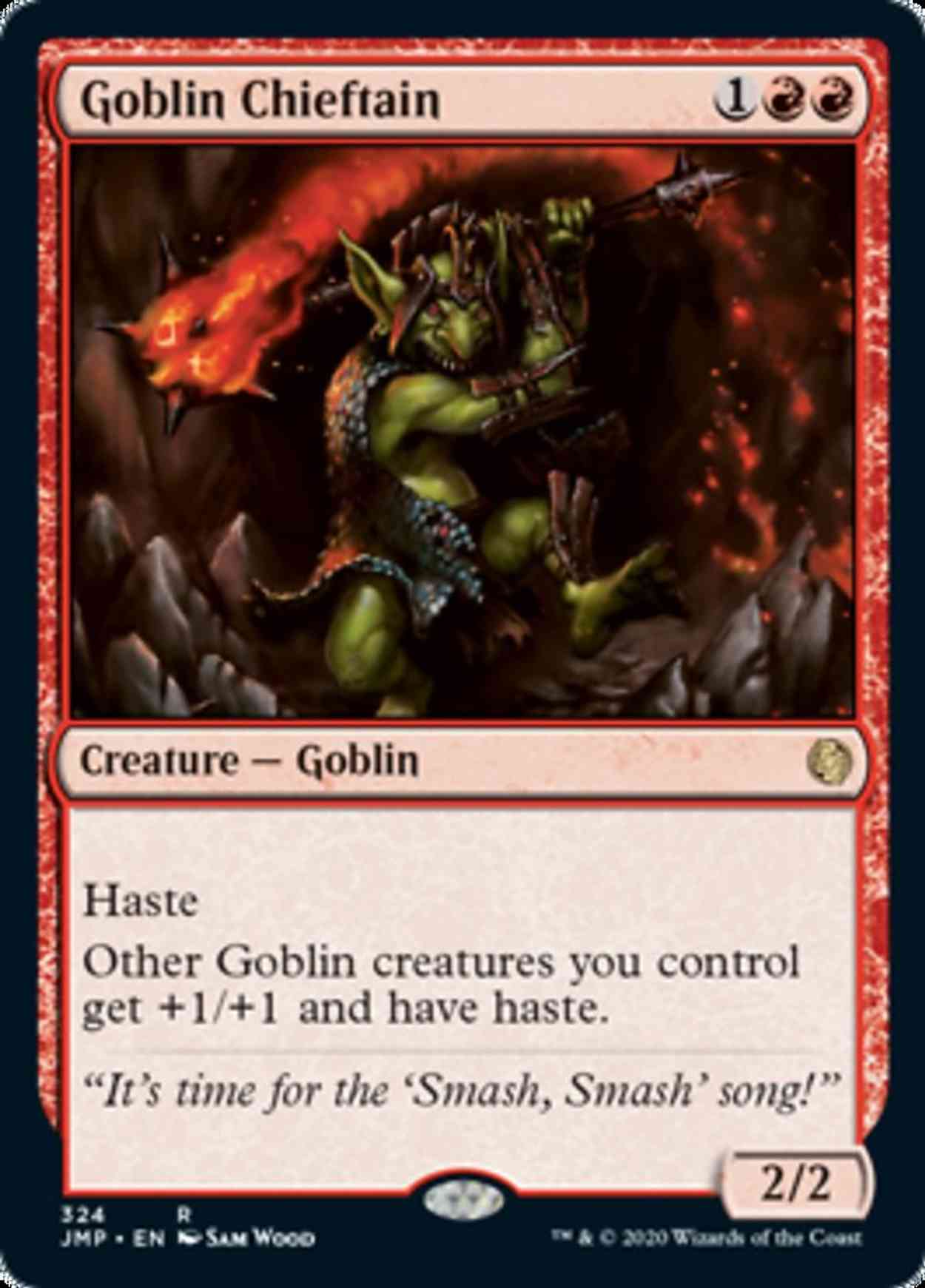 Goblin Chieftain magic card front