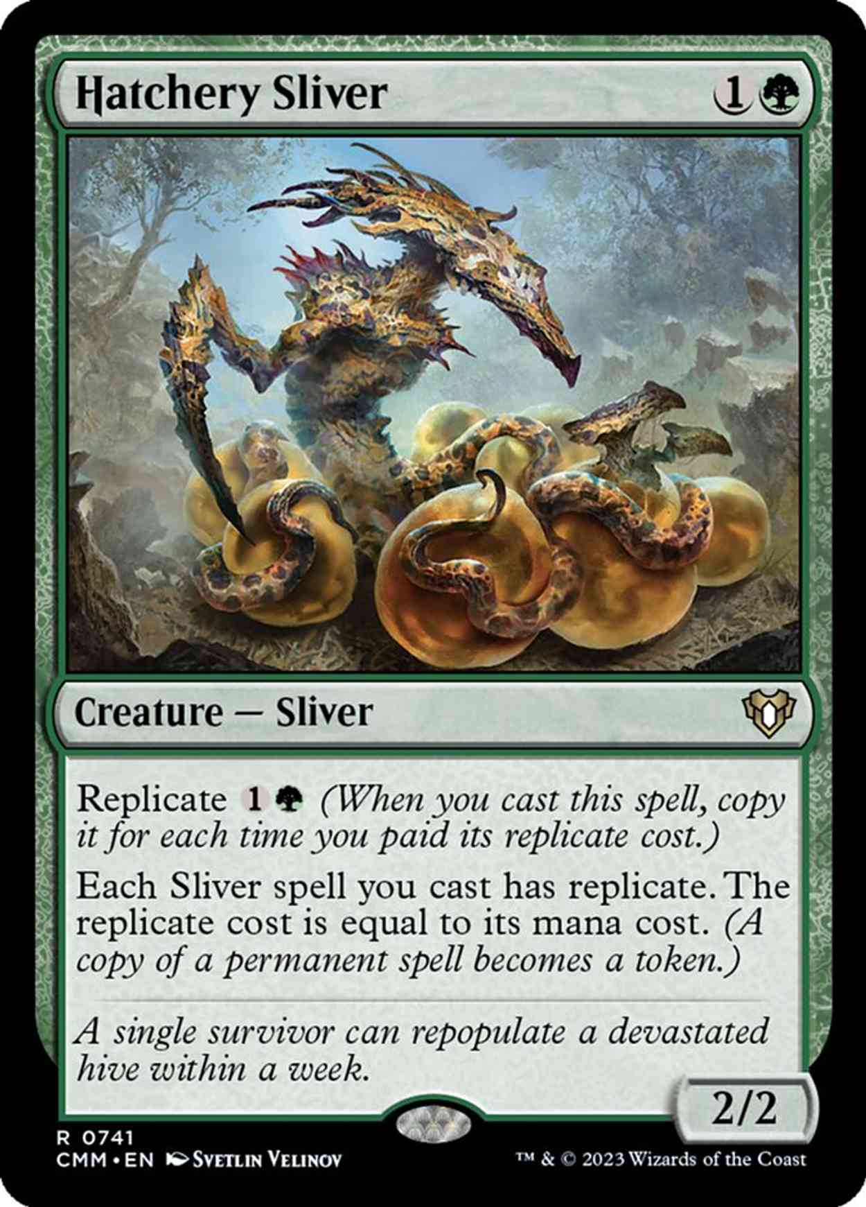 Hatchery Sliver magic card front