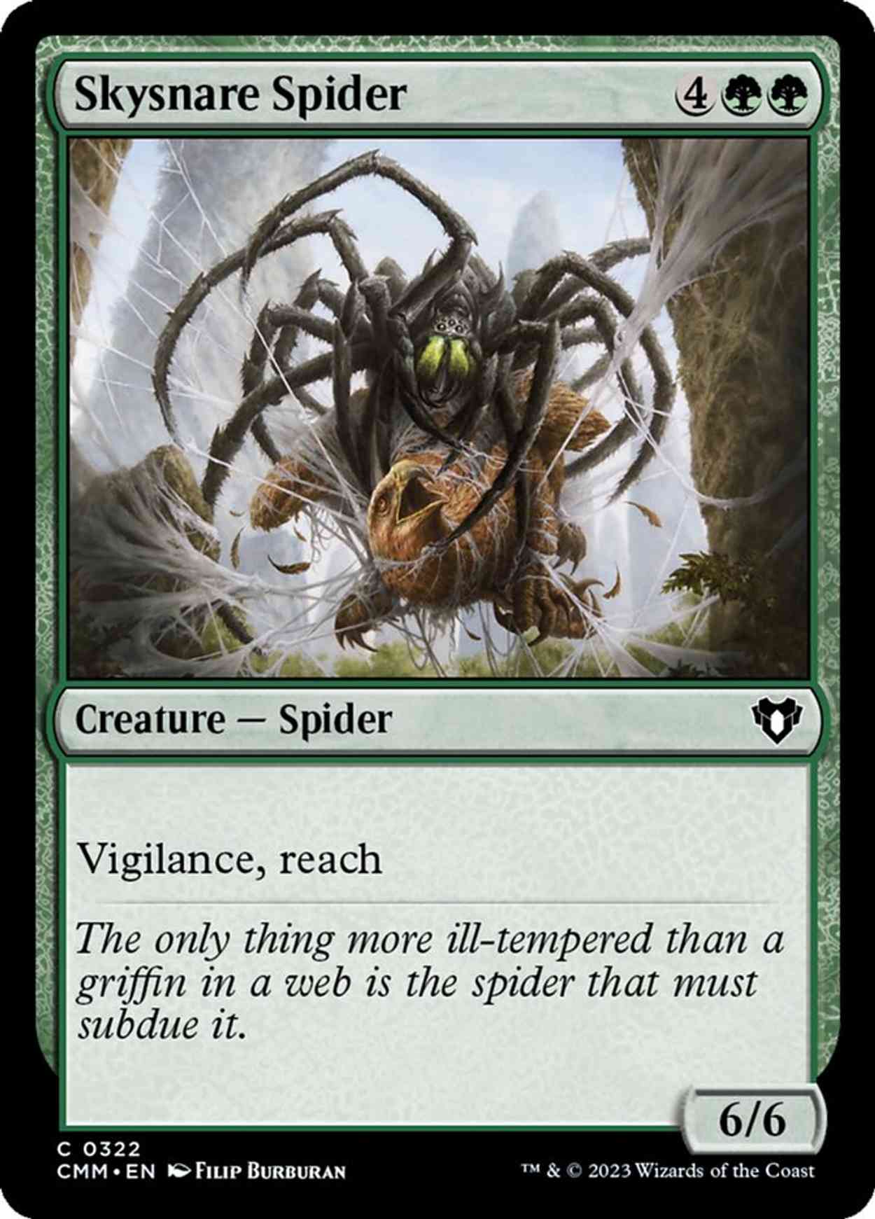 Skysnare Spider magic card front