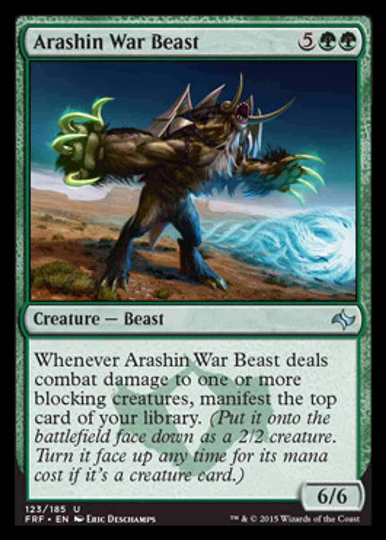 Arashin War Beast magic card front