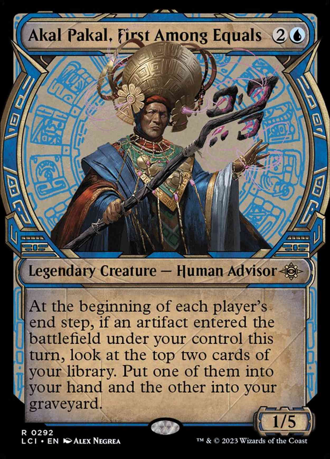 Akal Pakal, First Among Equals (Showcase) magic card front